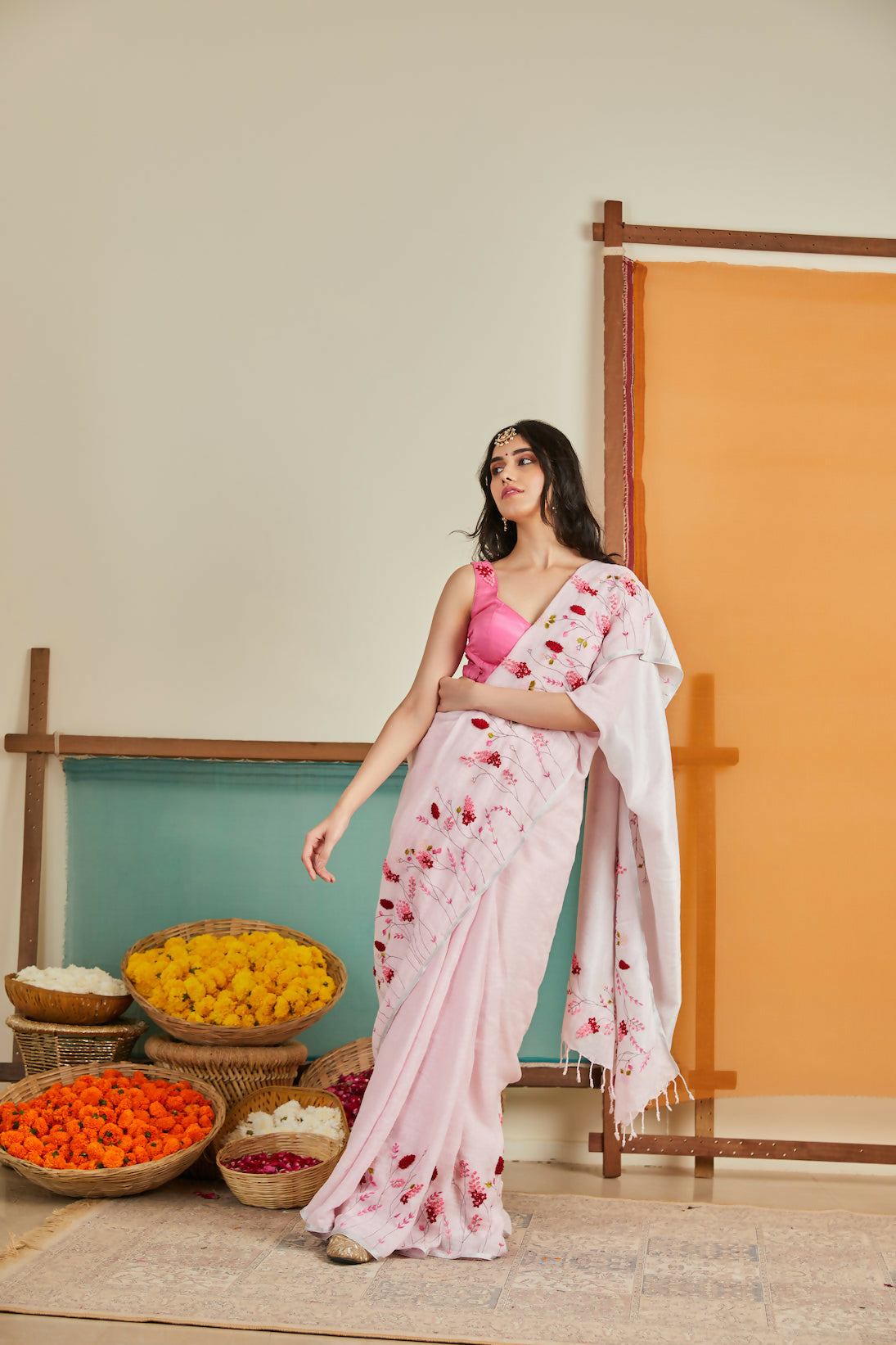 Rida Linen Saree
