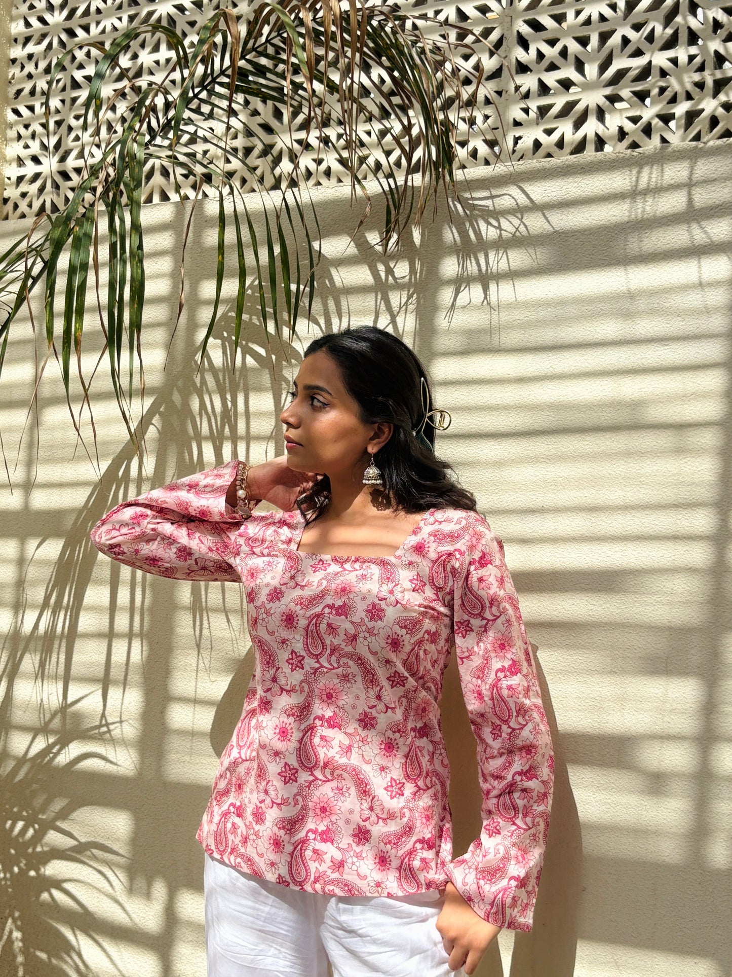 Rosemilli Floral Print Cotton Kurti