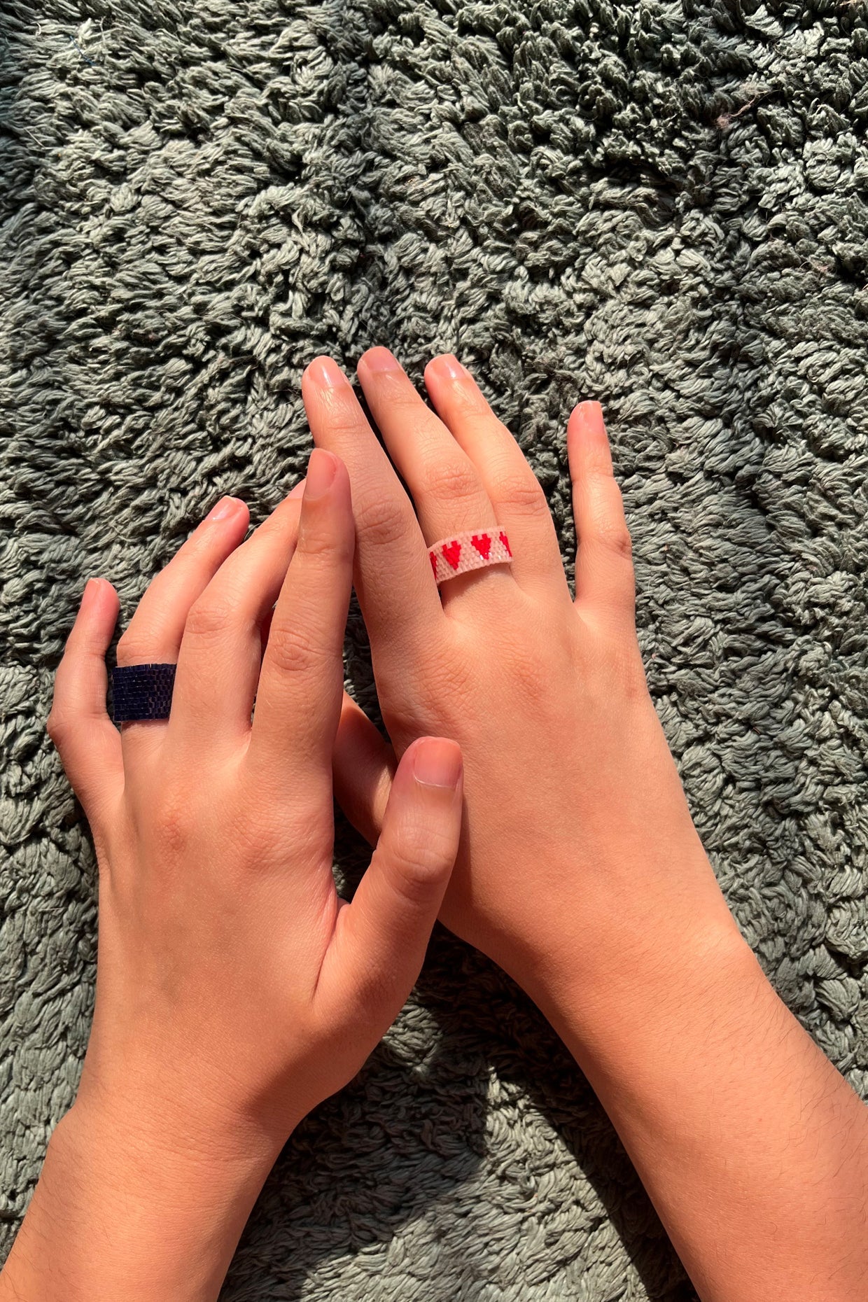Poppy Beaded Ring