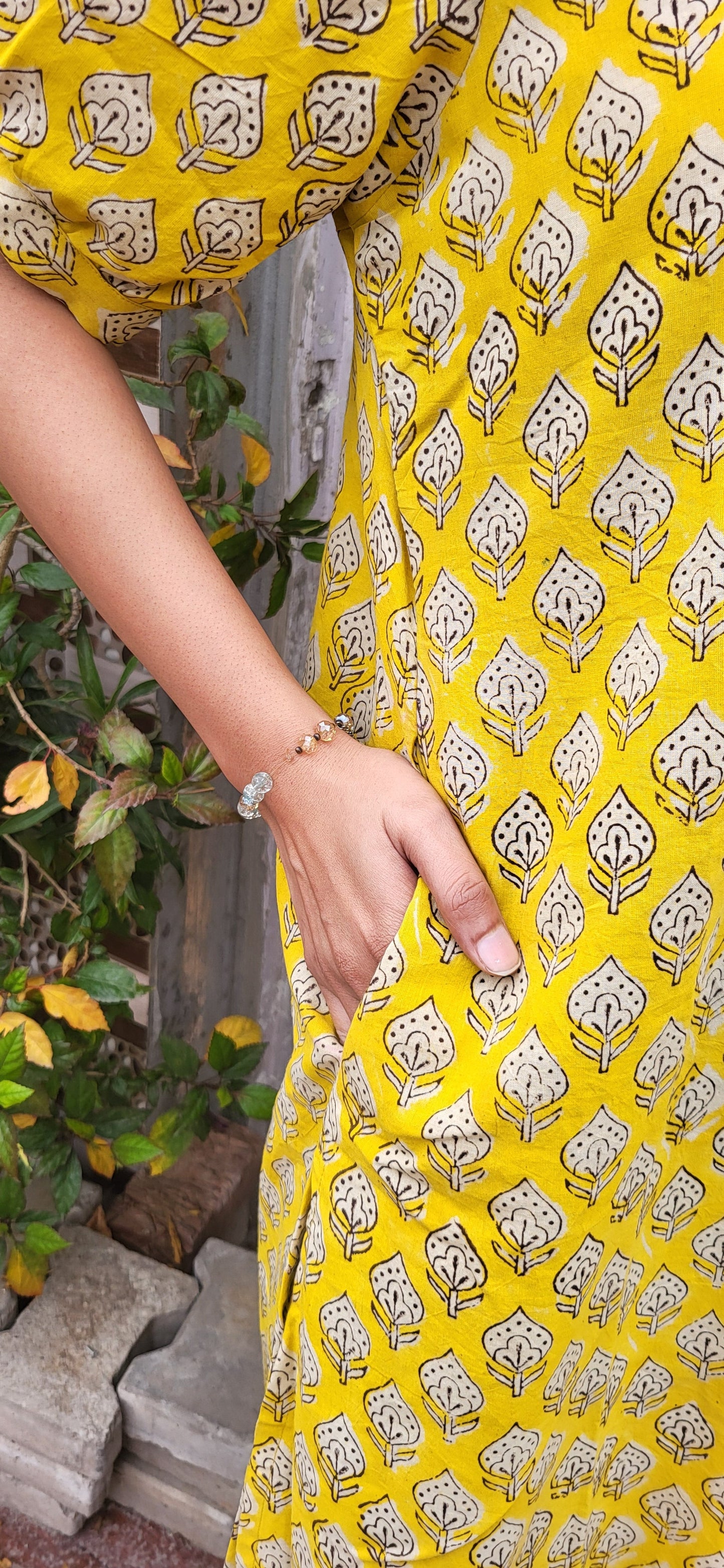 Aayesha Bagru Long Kurta