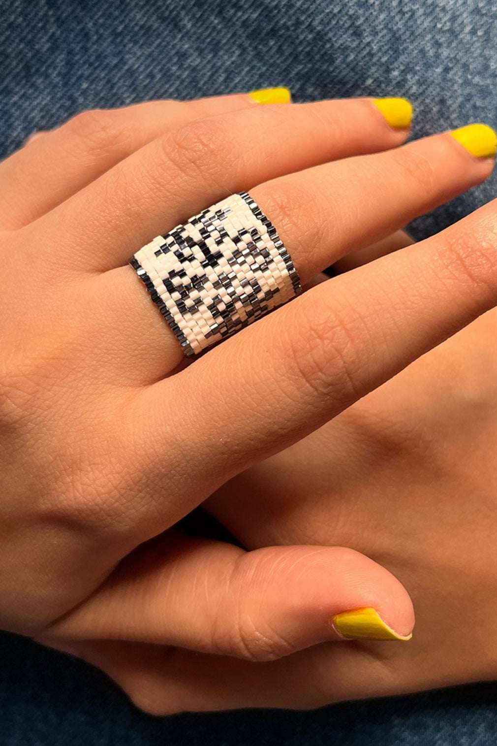 Iris Beaded Ring