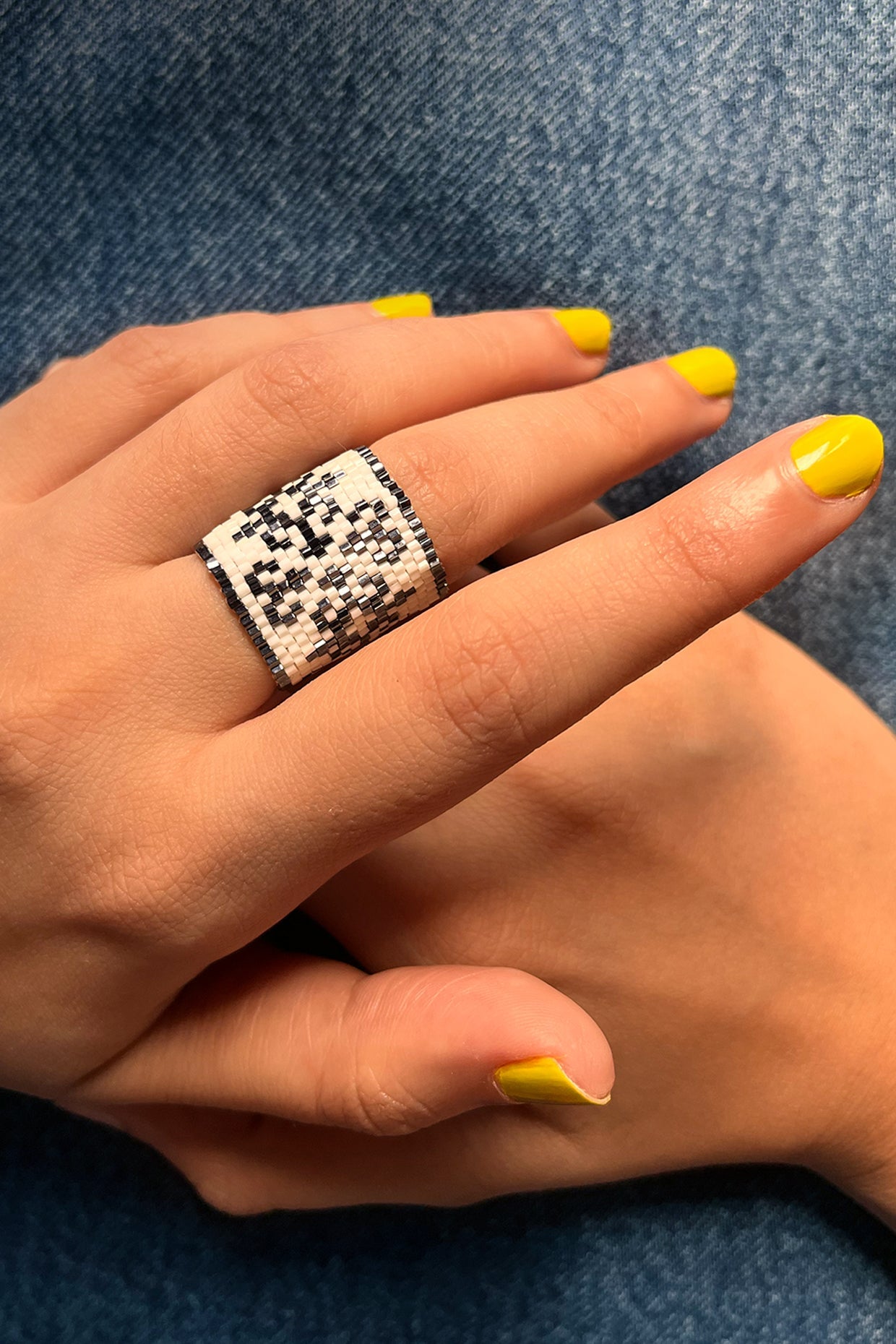 Iris Beaded Ring