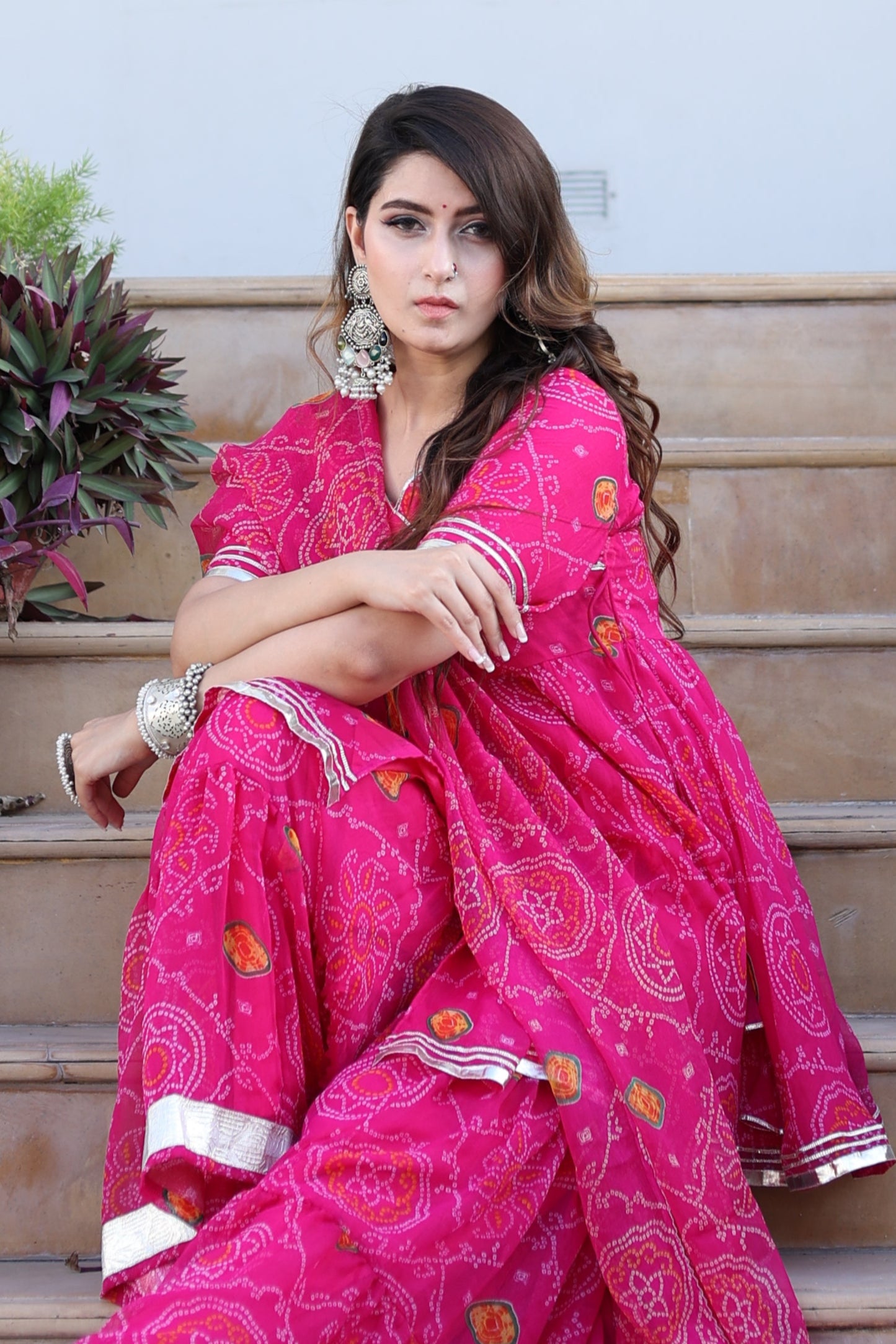 Keshvi Chiffon Sharara Set