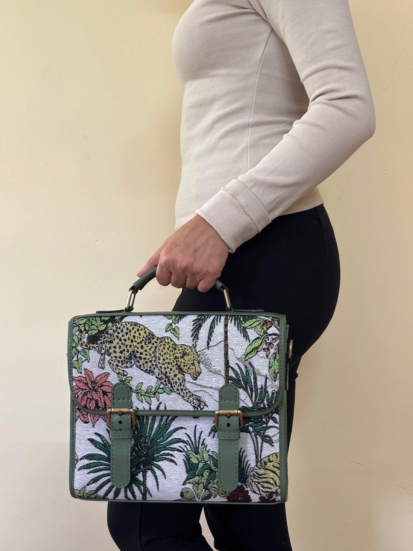 Savanna Luxe Handcrafted Saddle Bag