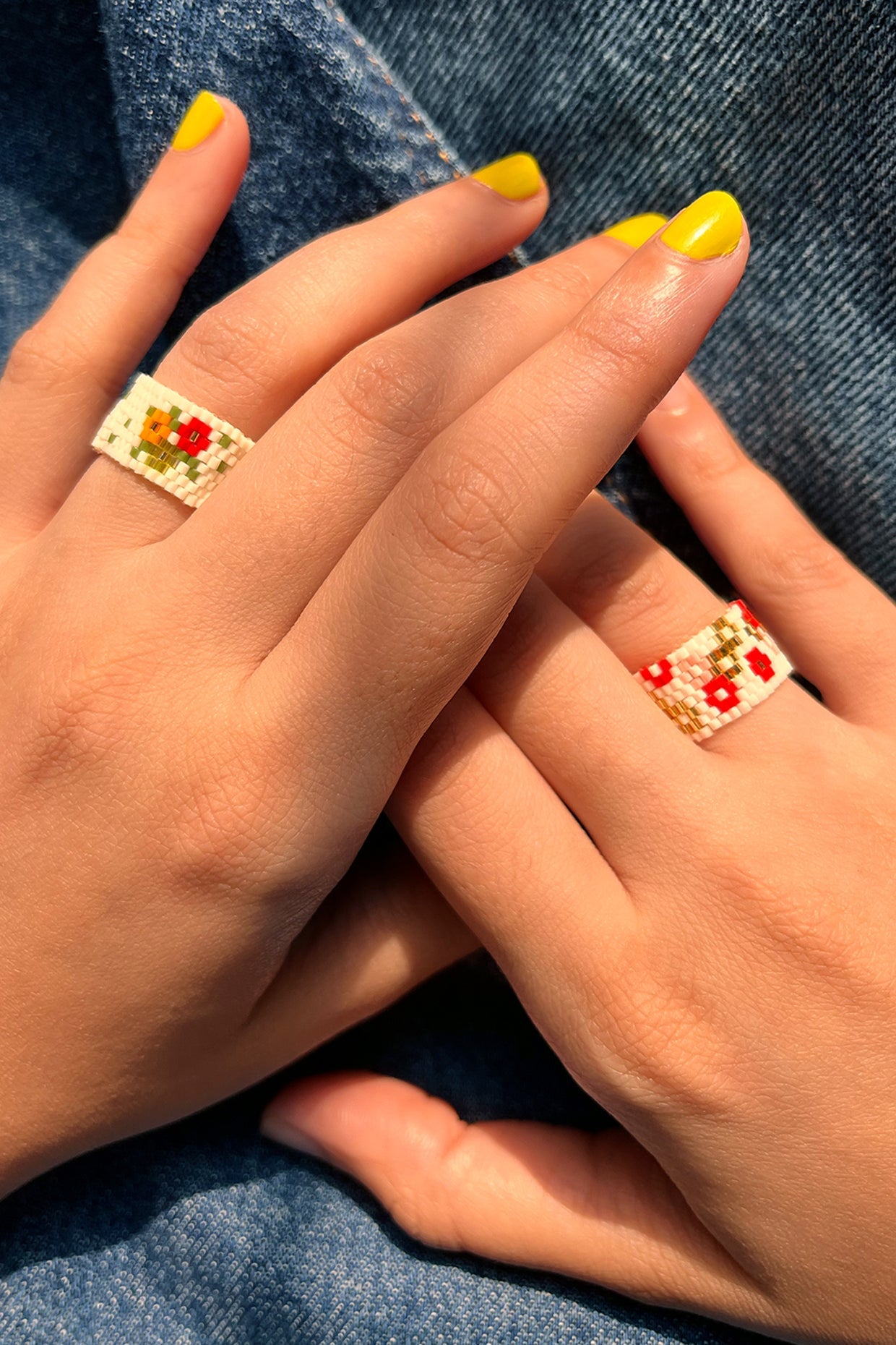 Sakura Beaded Ring
