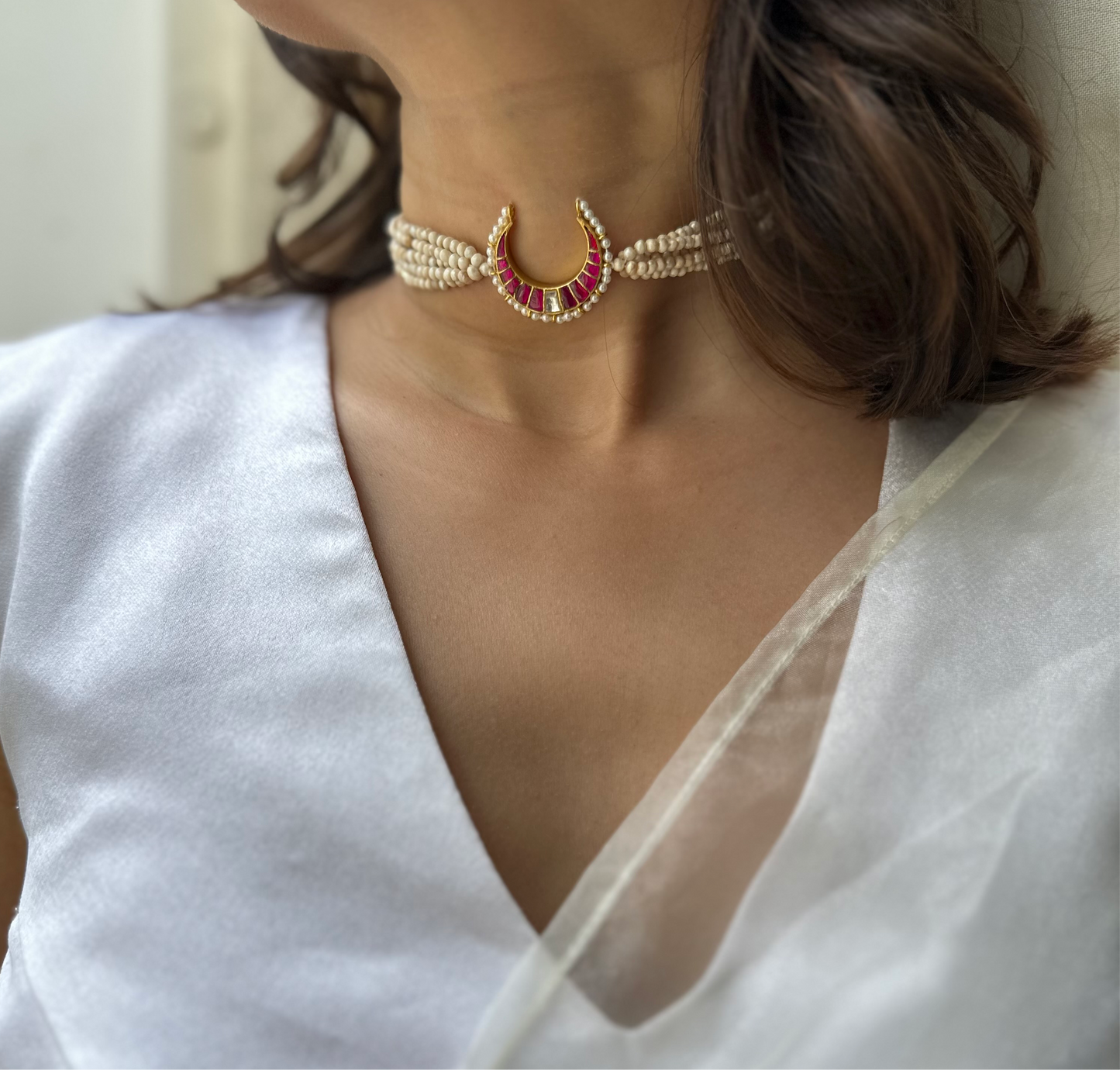 Chaand Kundan Choker