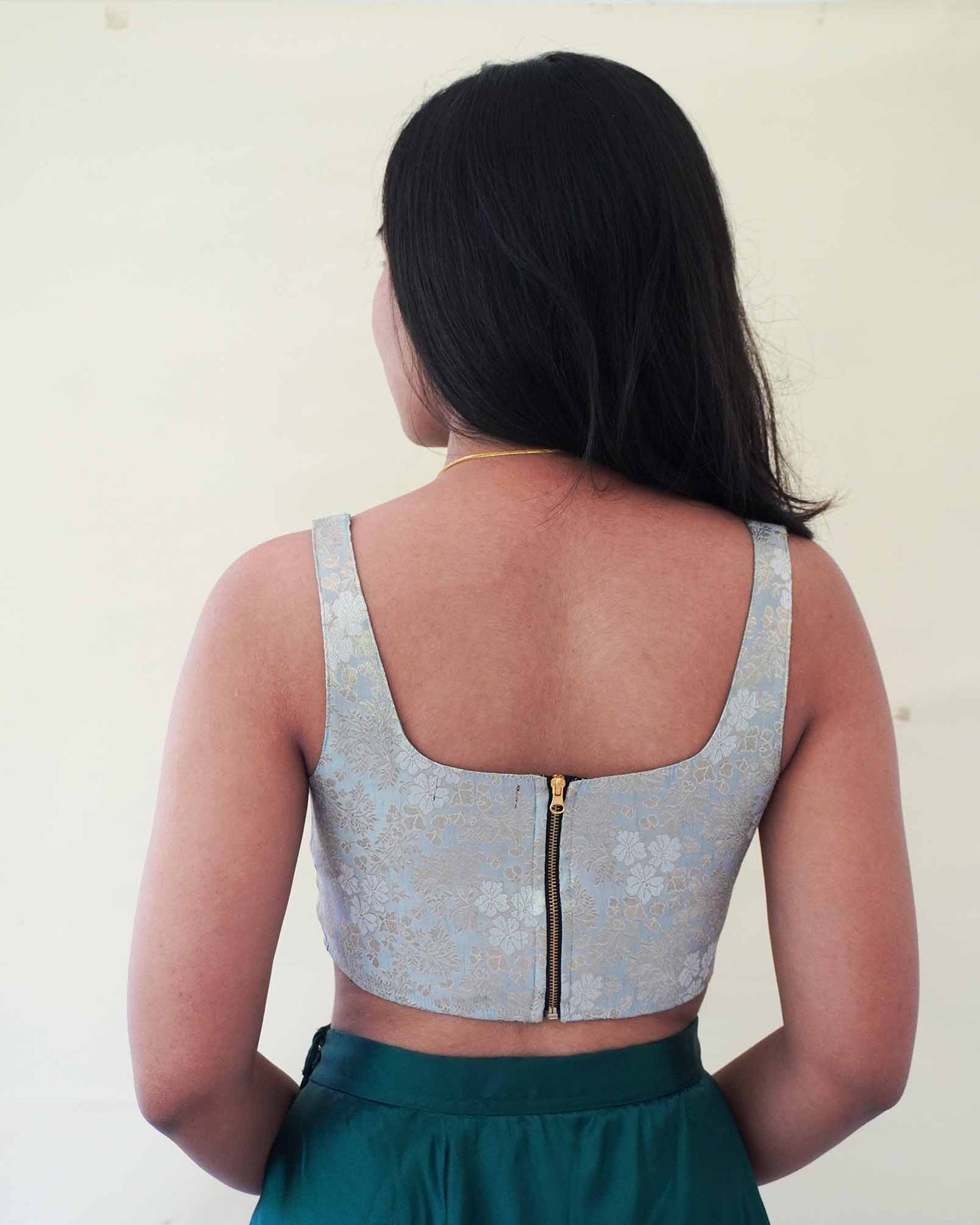 Tara Banaras Silk Corset