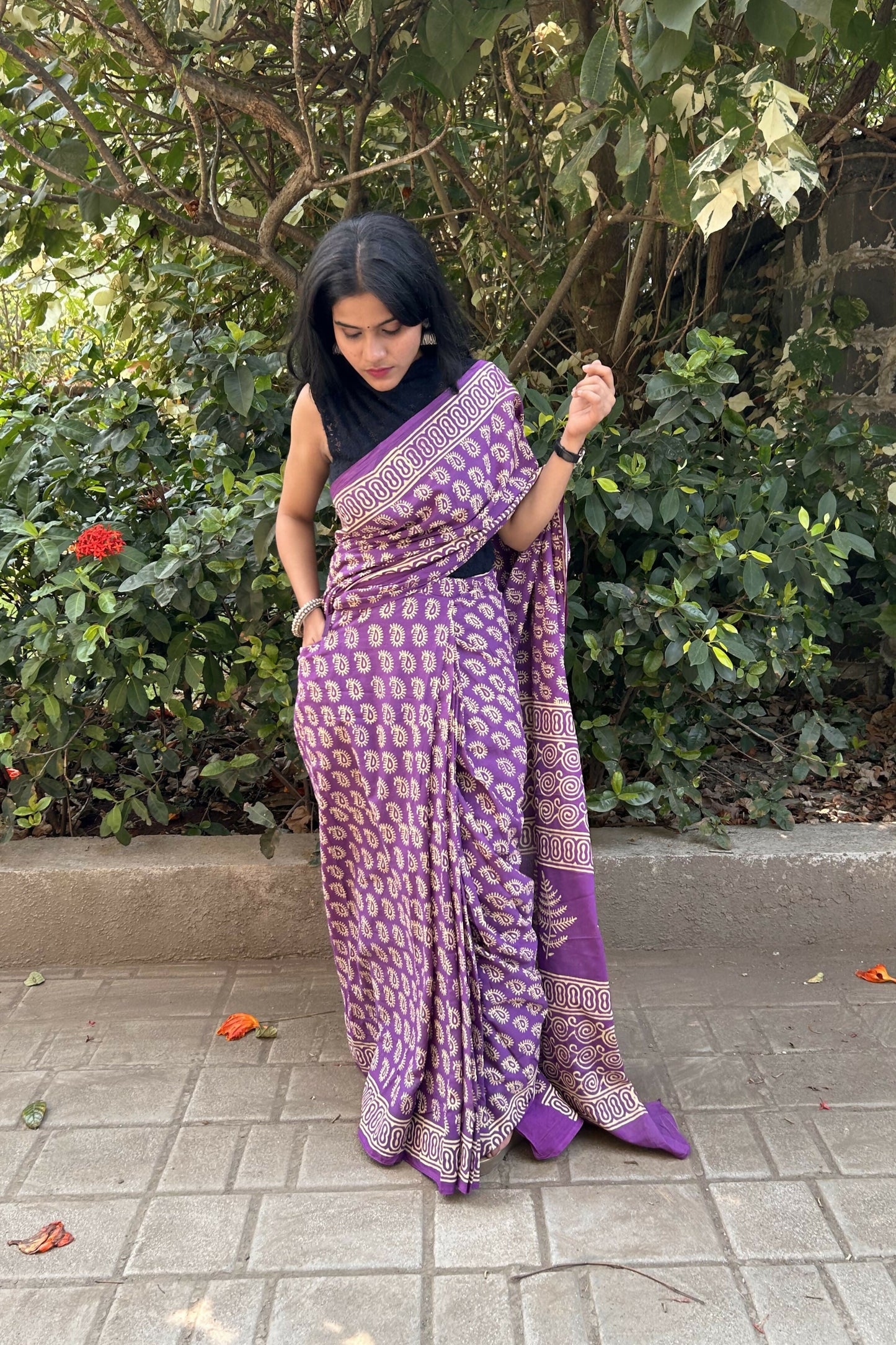 Kavya Cotton Instantwear Pocket Saree