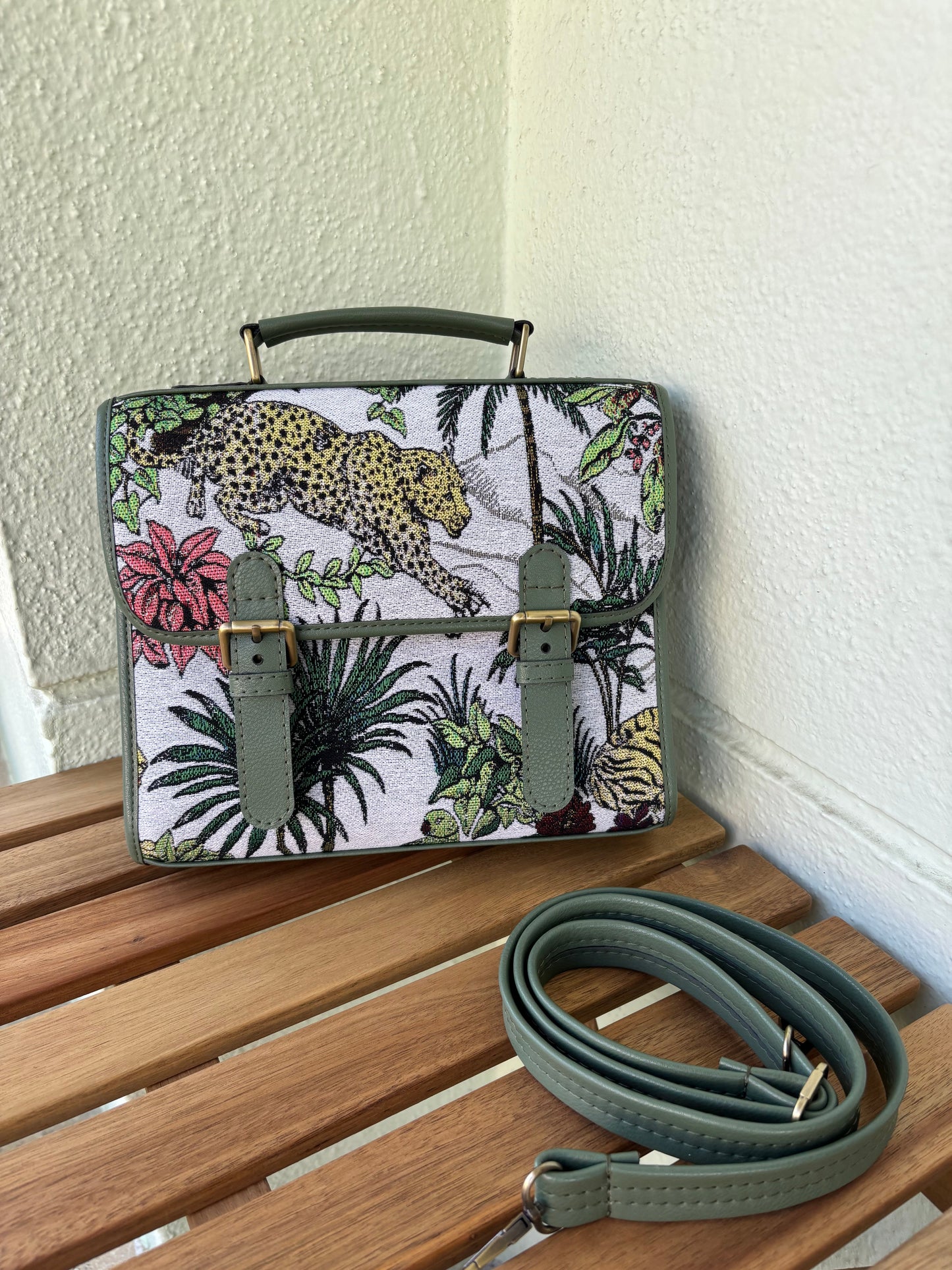 Savanna Luxe Handcrafted Saddle Bag