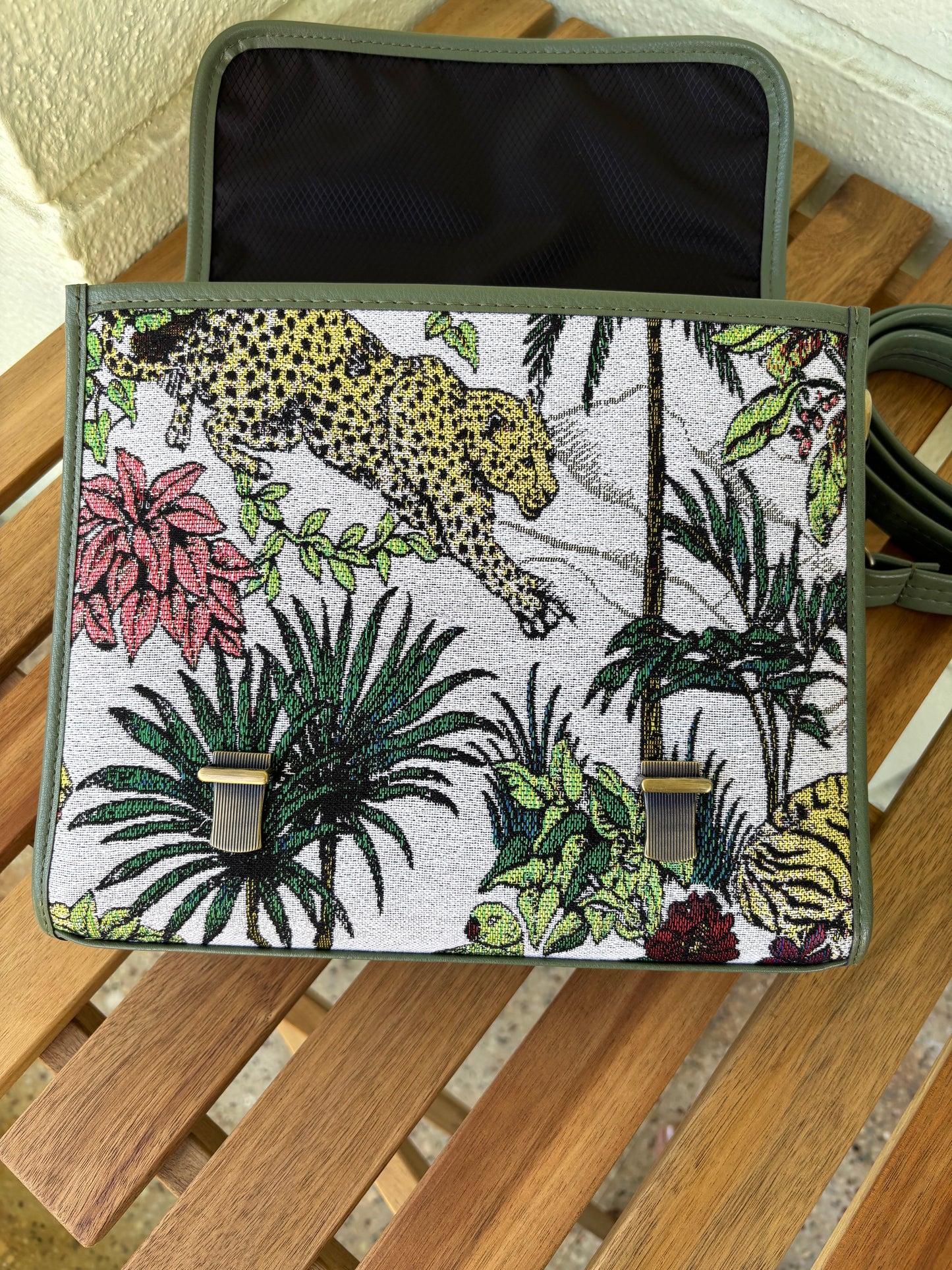 Savanna Luxe Handcrafted Saddle Bag