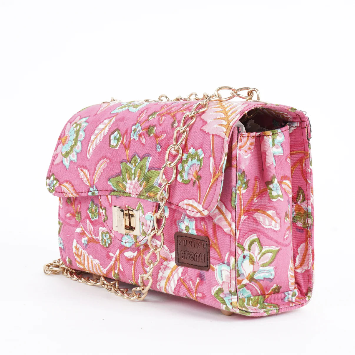 Handcrafted Block Print Satchel Bag