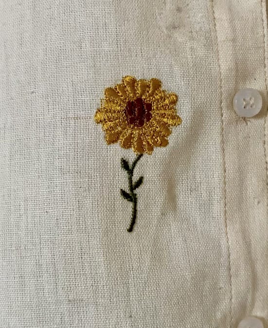 Suryamukhi Embroidered Cotton Shirt