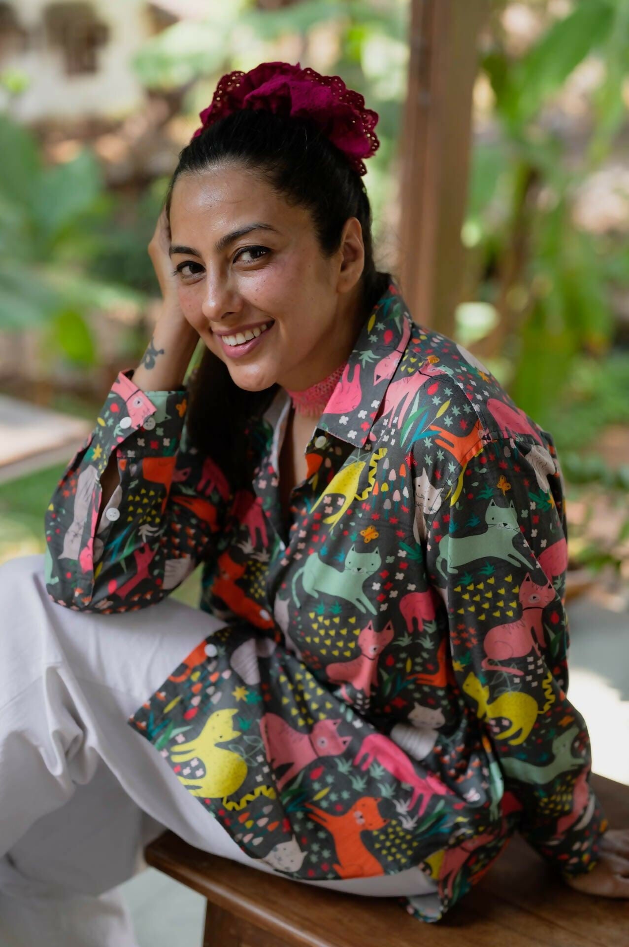 Quirky_cat_print_shirt_for_women_2100x