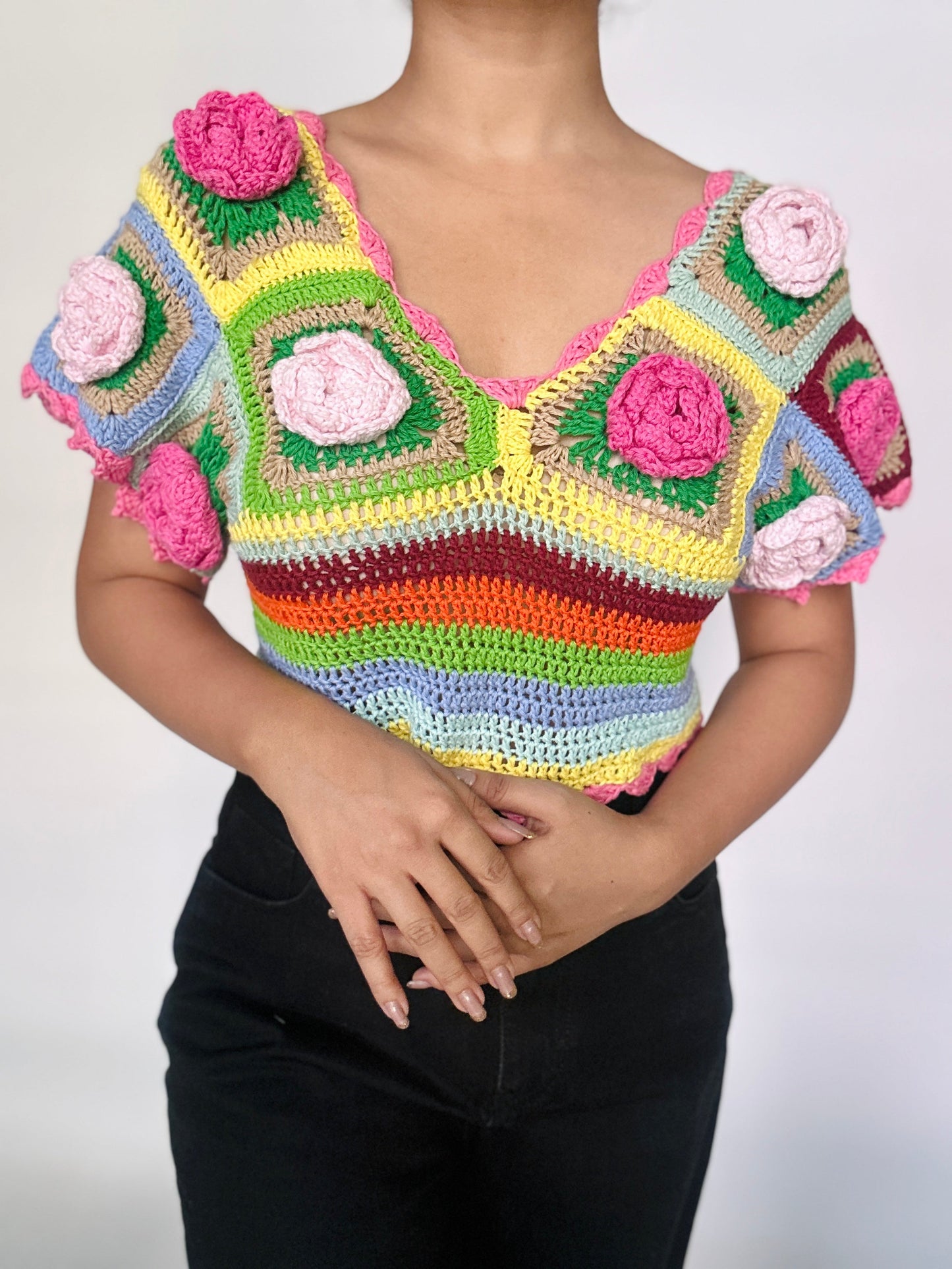 Bloom handmade top