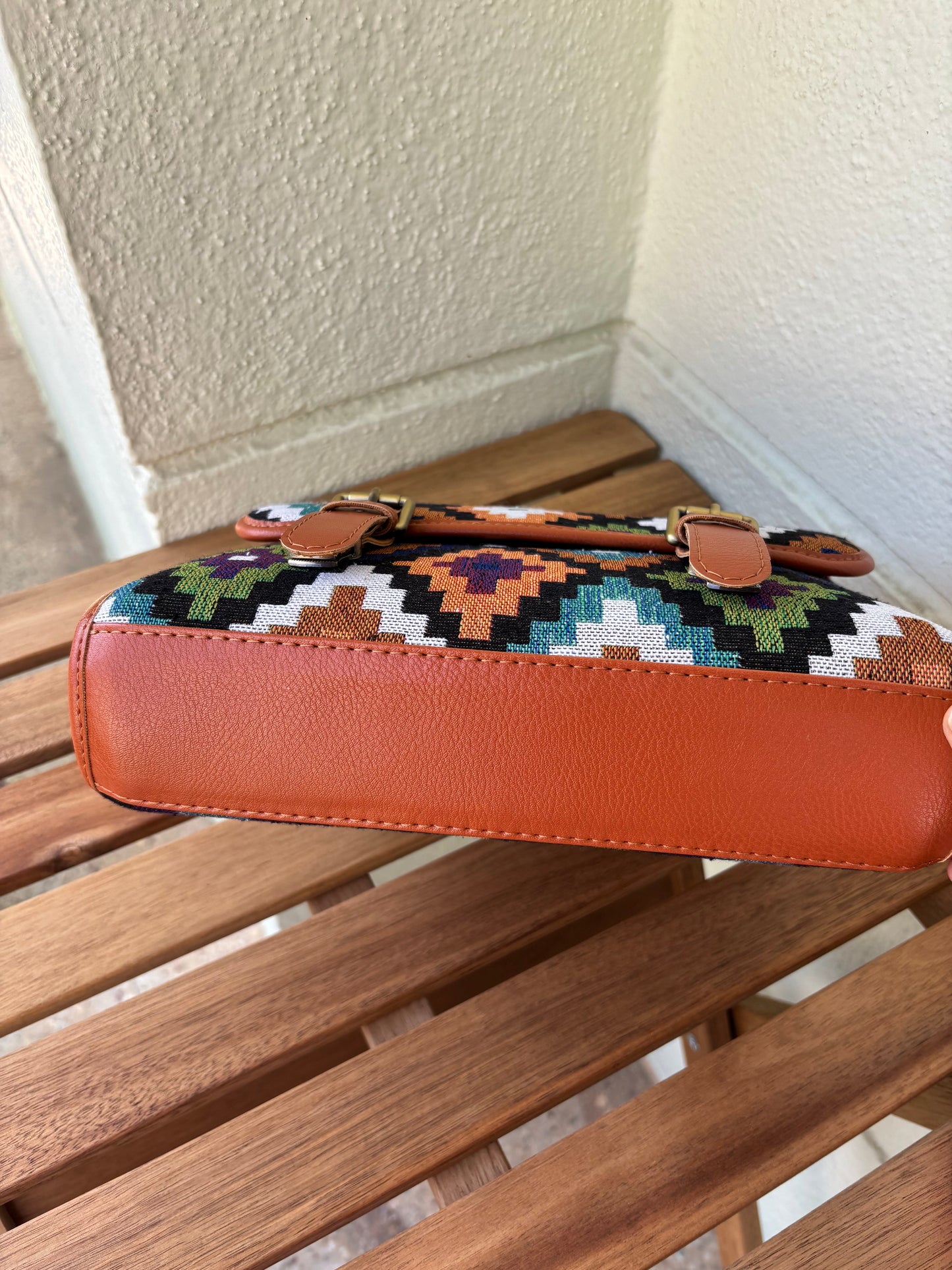 Nomad Mosaic Handcrafted Saddle Bag