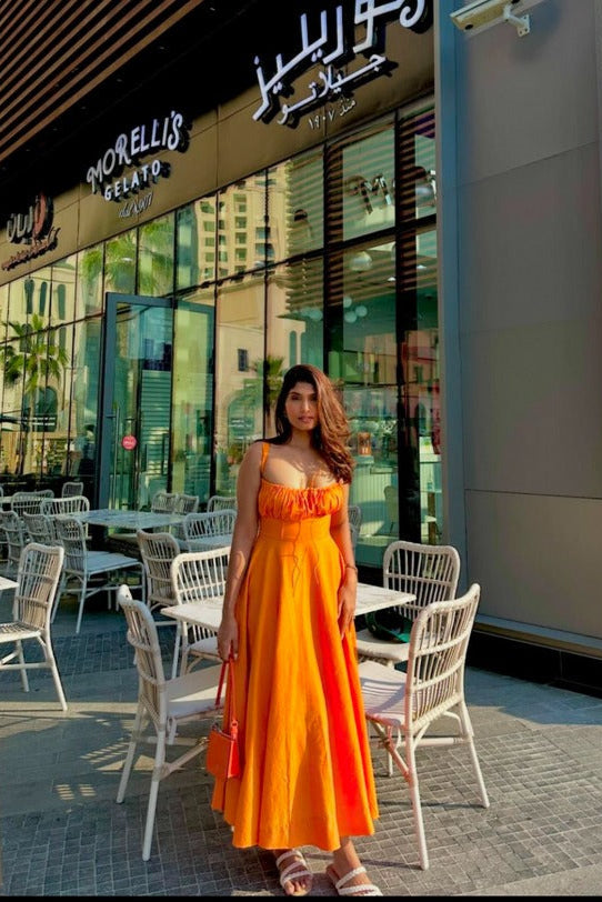 Milkmaid Corset Strappy Dress
