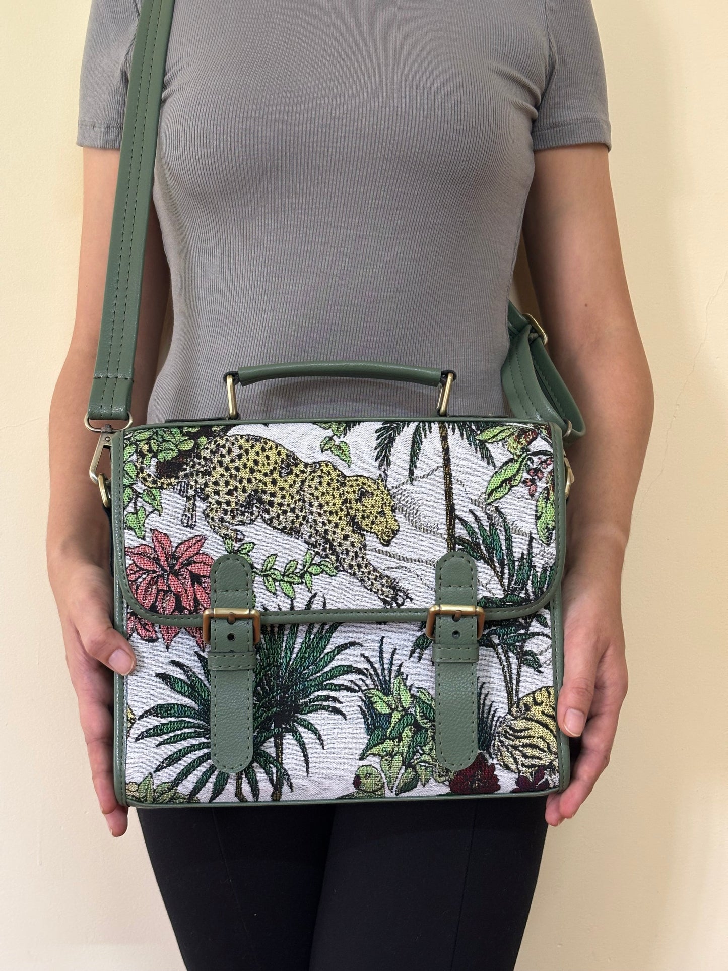 Savanna Luxe Handcrafted Saddle Bag