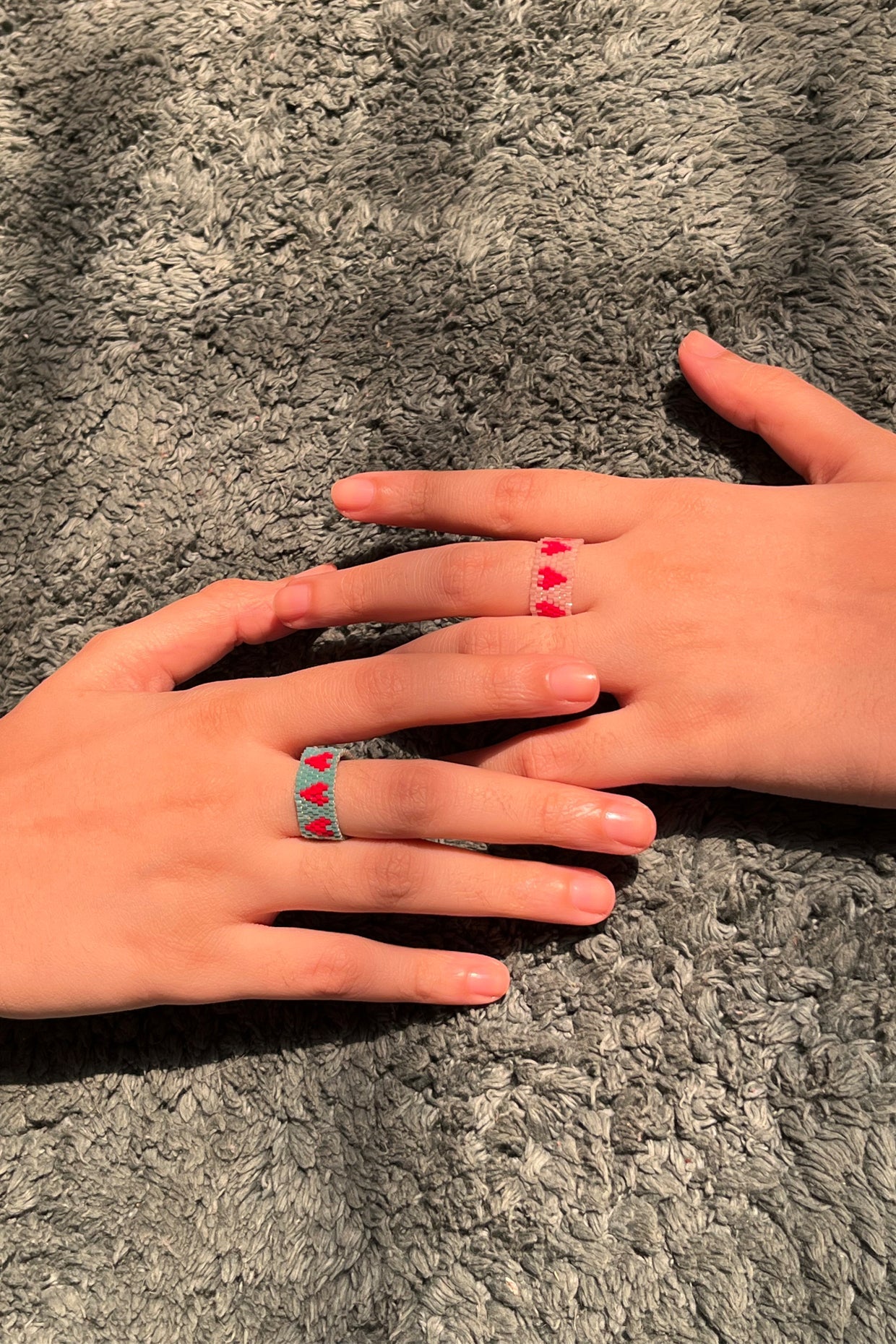 Poppy Beaded Ring