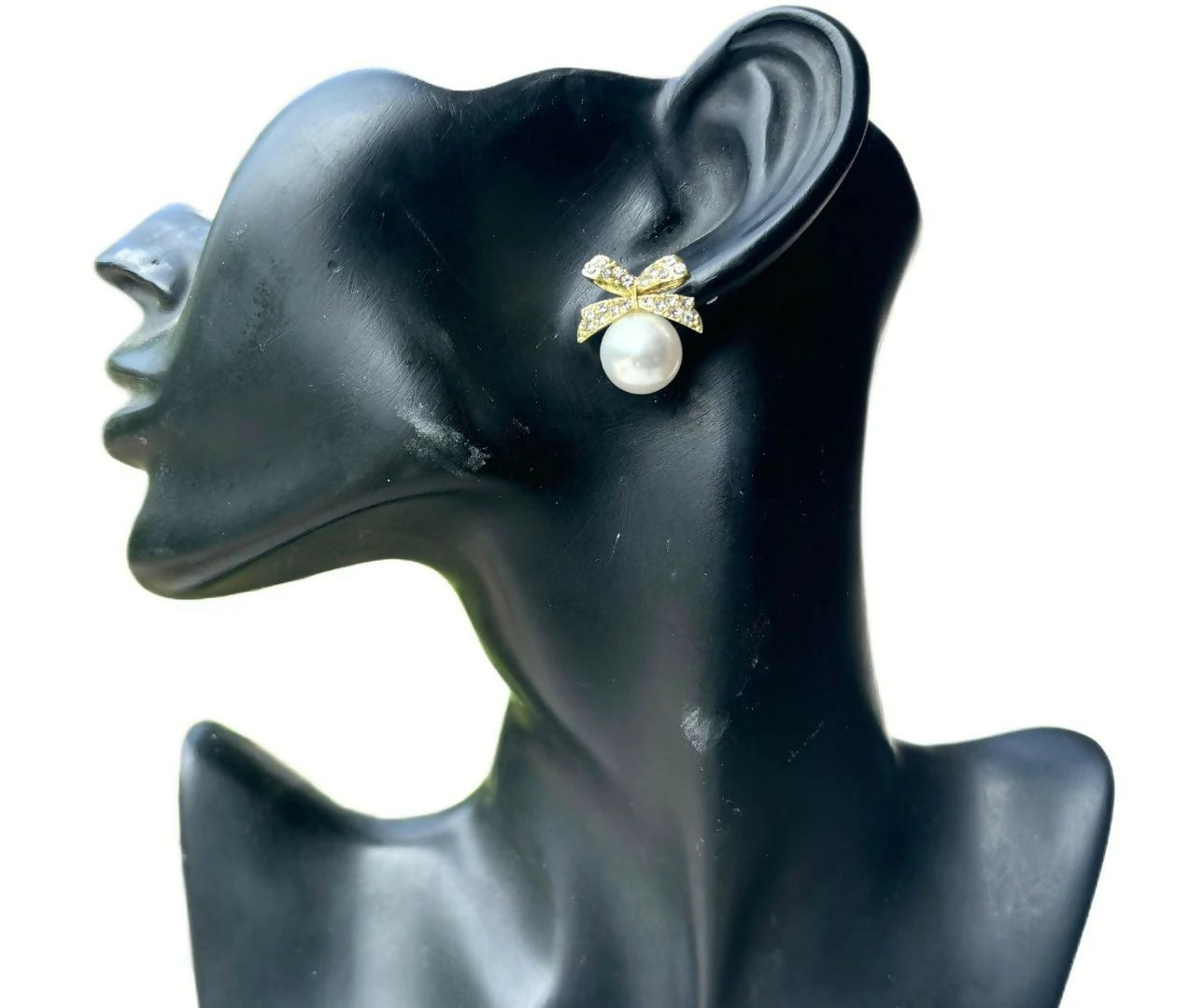Blush Bow Earrings