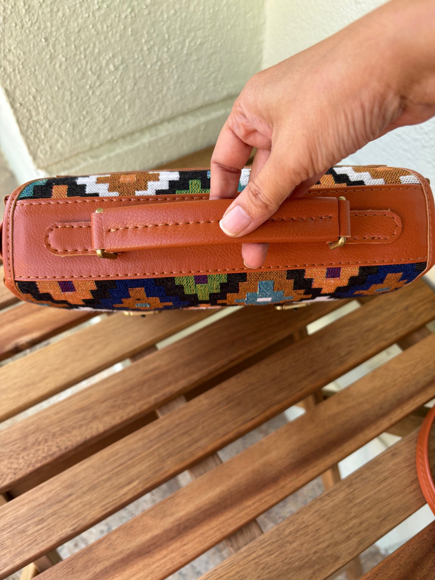 Nomad Mosaic Handcrafted Saddle Bag