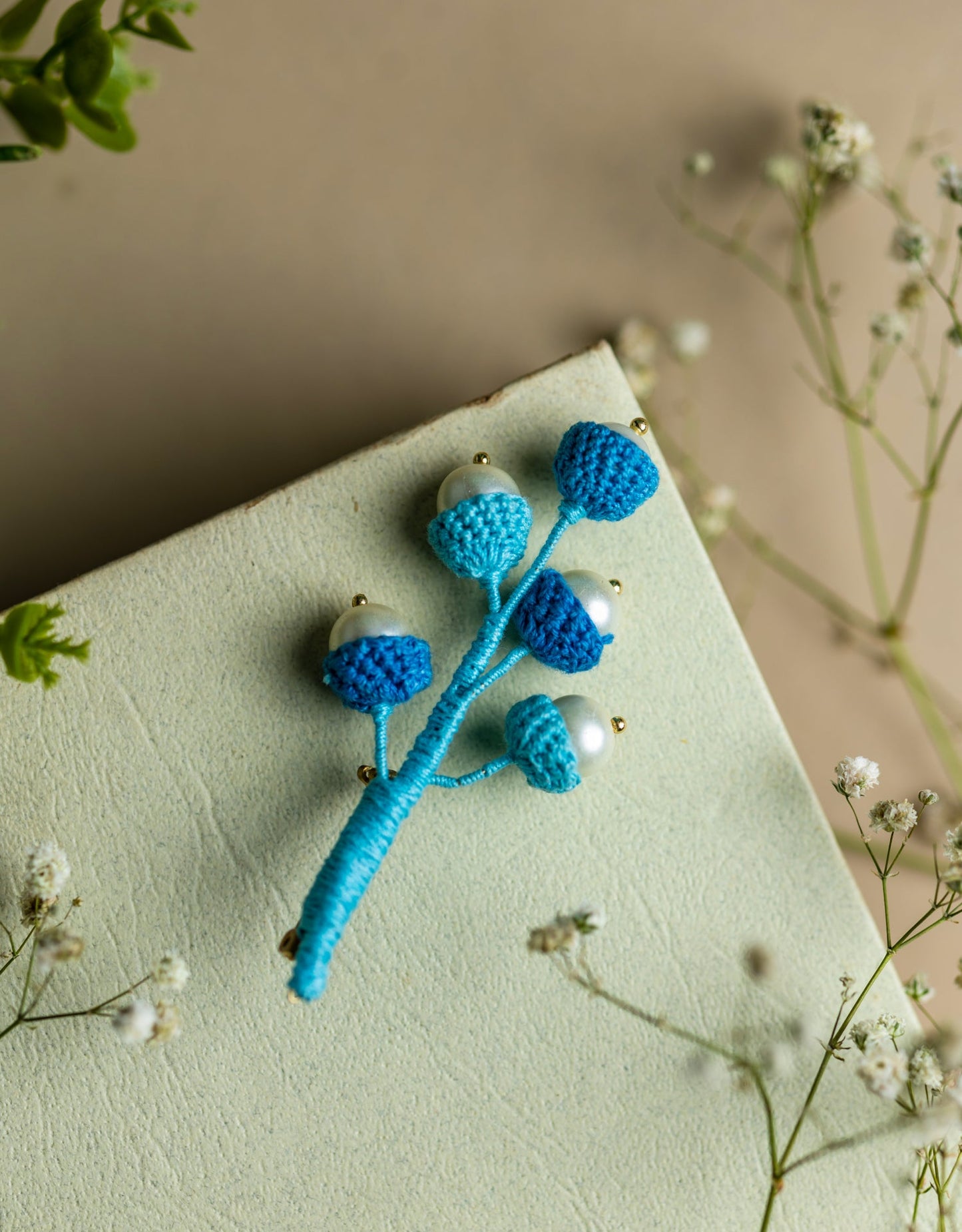 Pearl Jewel Handcrafted Brooch