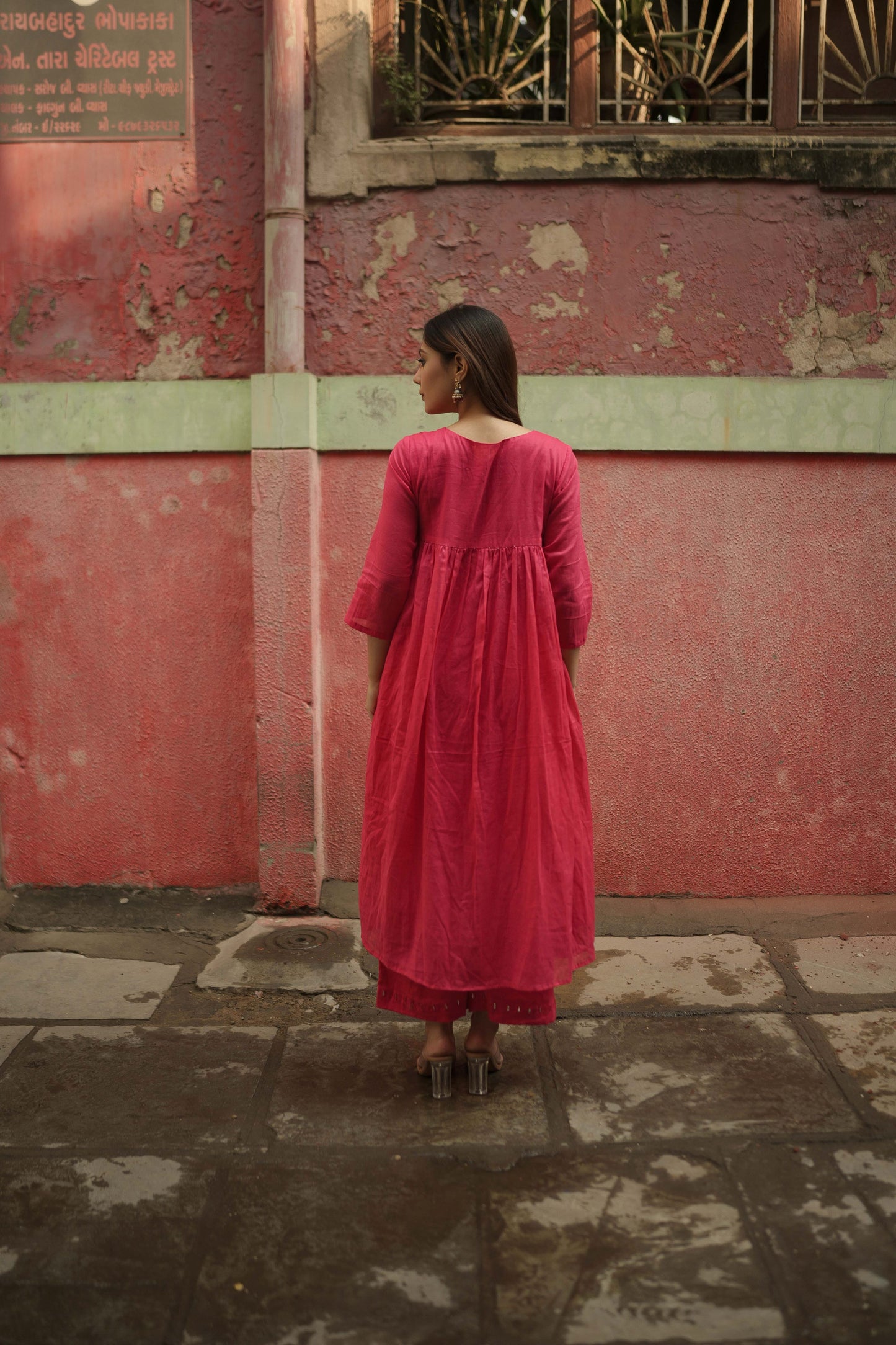Berry Pink Kurta Set