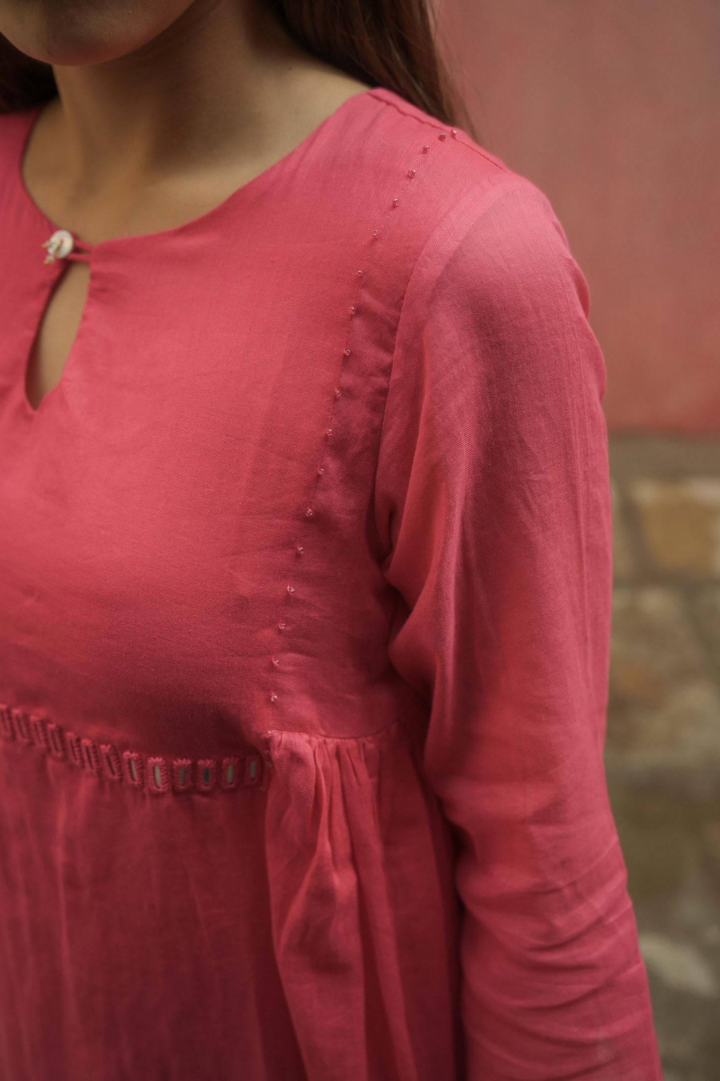 Berry Pink Kurta Set