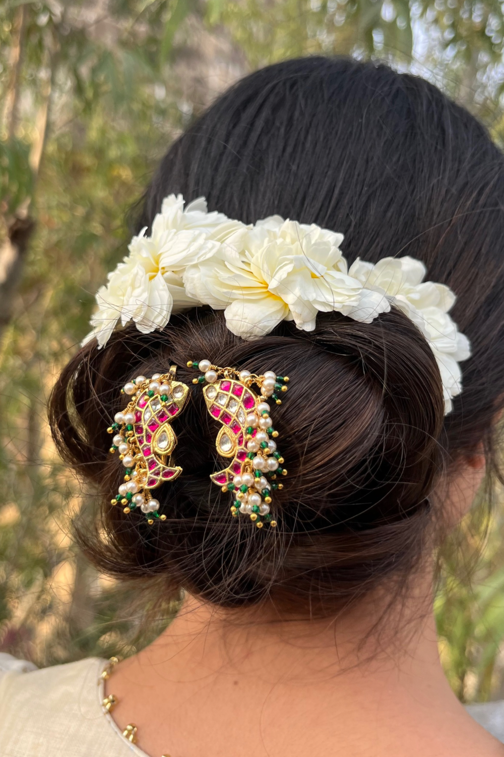 Red Fish Hair Clips
