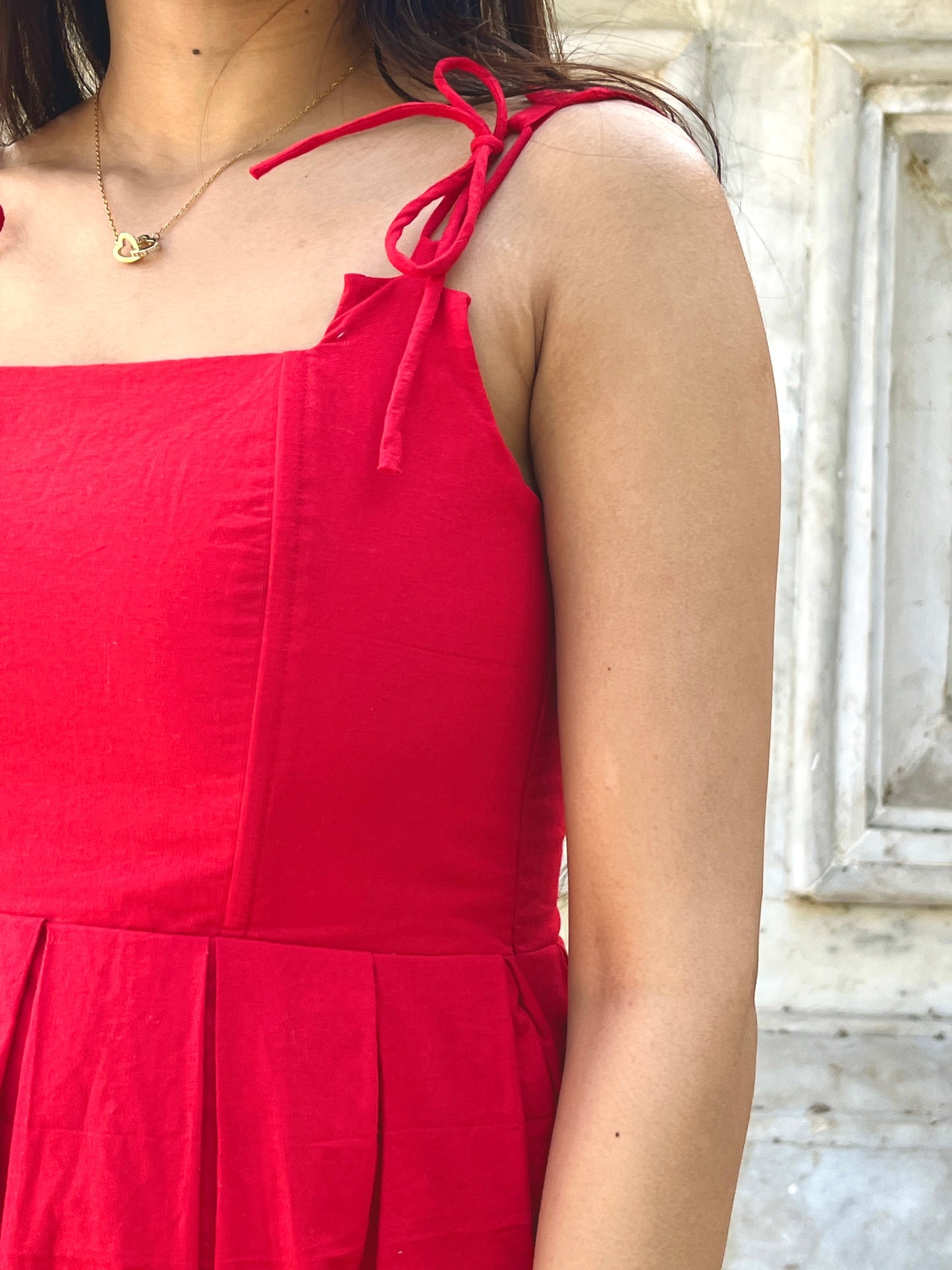 Scarlet Red Corset Dress