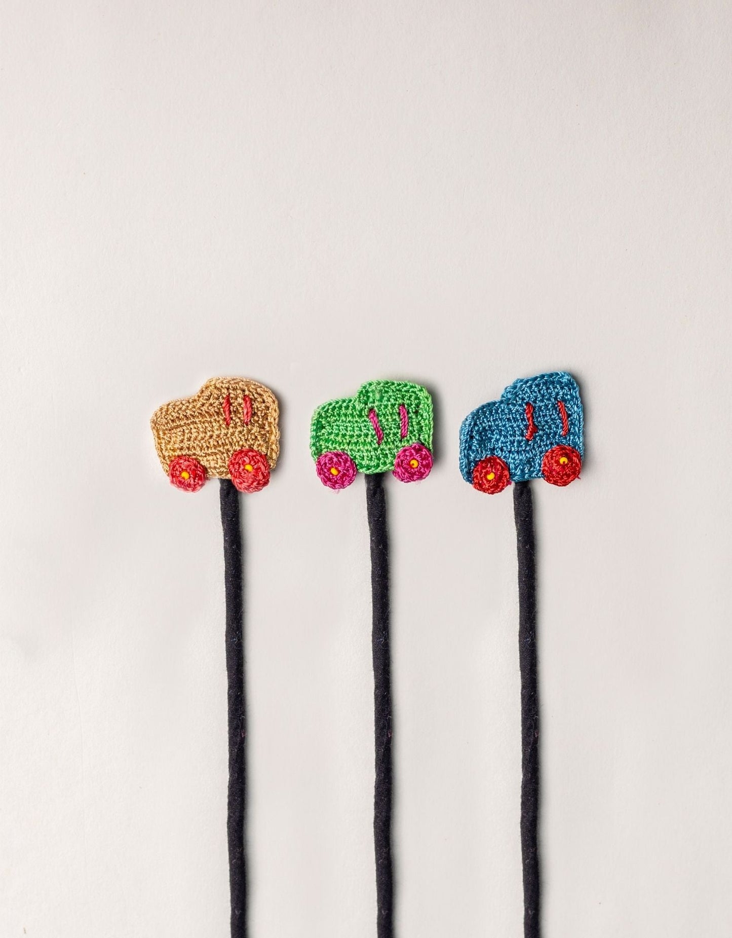 Set of 3 Handcrafted Cable Organizer - Car