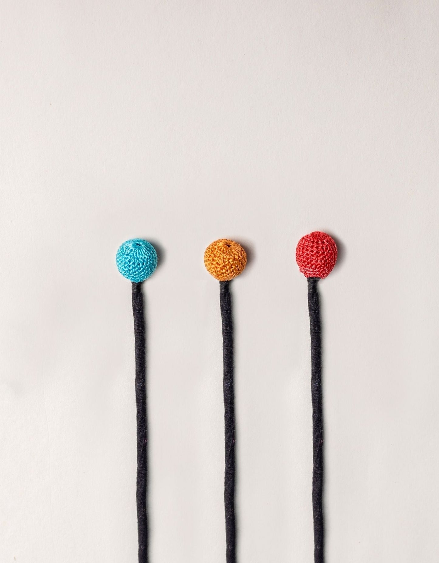 Set of 3 Handcrafted Cable Organizer - Ball