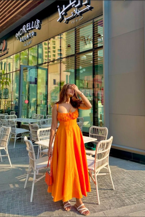 Milkmaid Corset Strappy Dress
