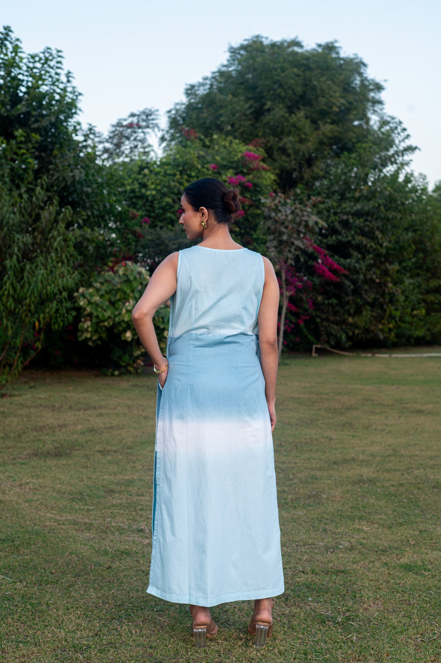 Yesha Blue Ombre Dress
