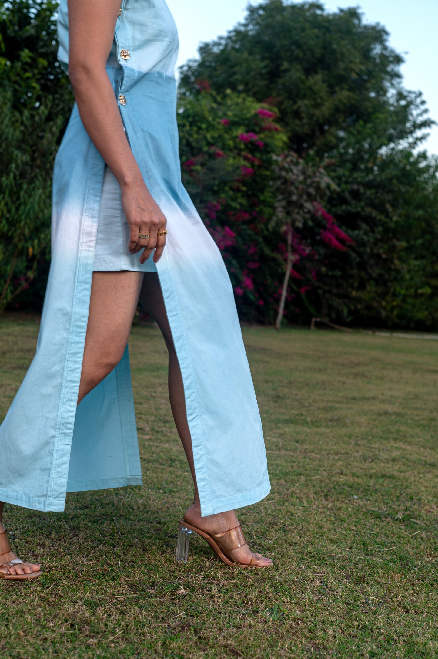 Yesha Blue Ombre Dress