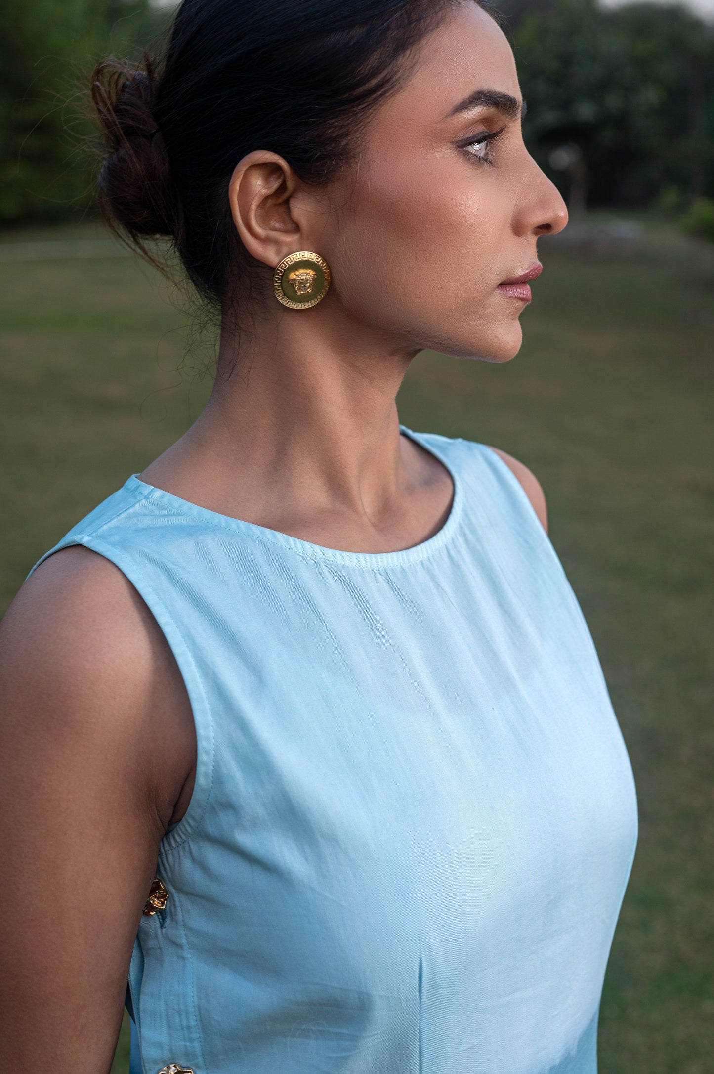 Yesha Blue Ombre Dress