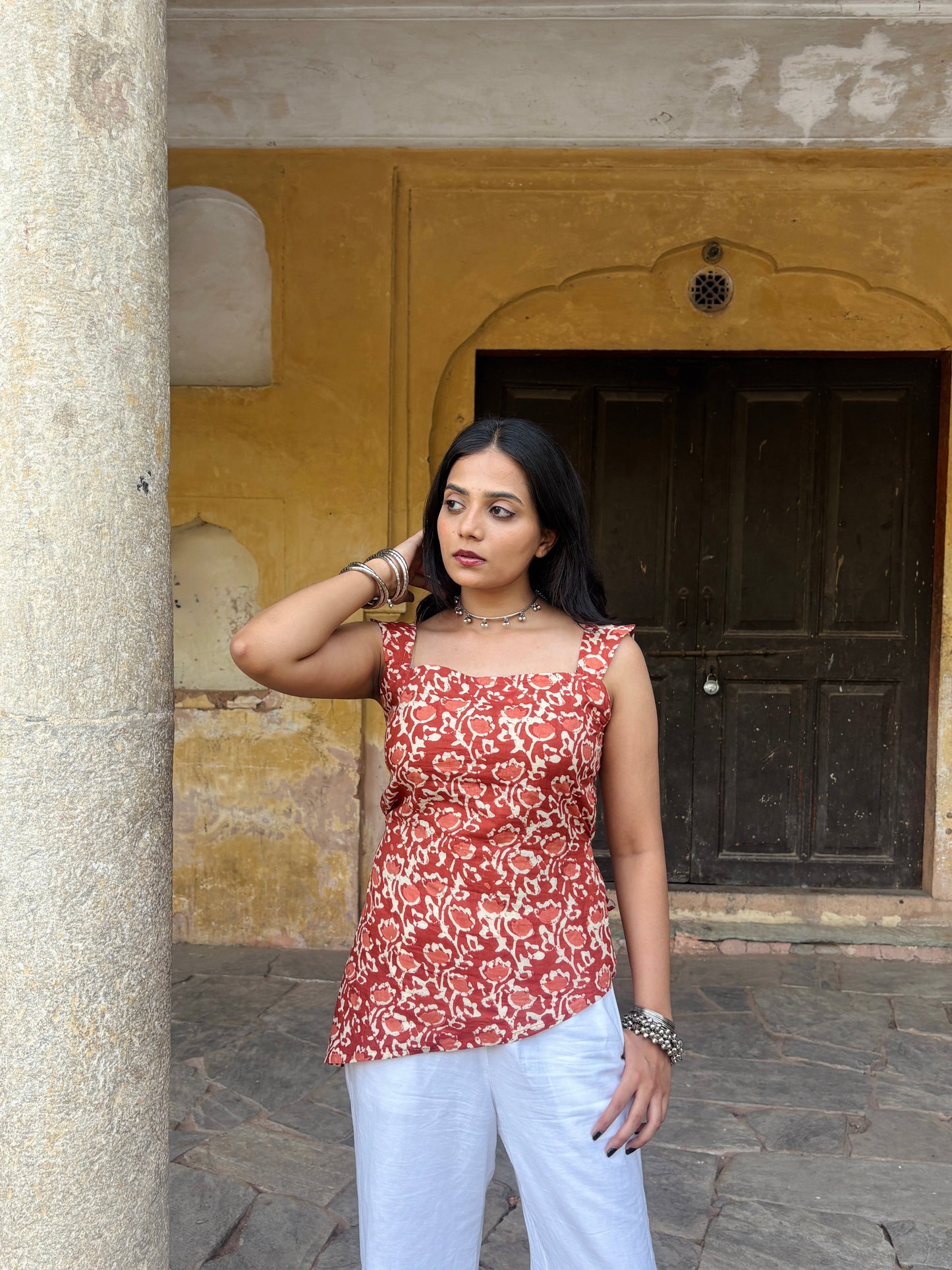 Ekaa Side Cut Cotton Kurti