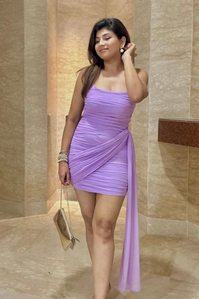 Dreamy Drape Padded Dress