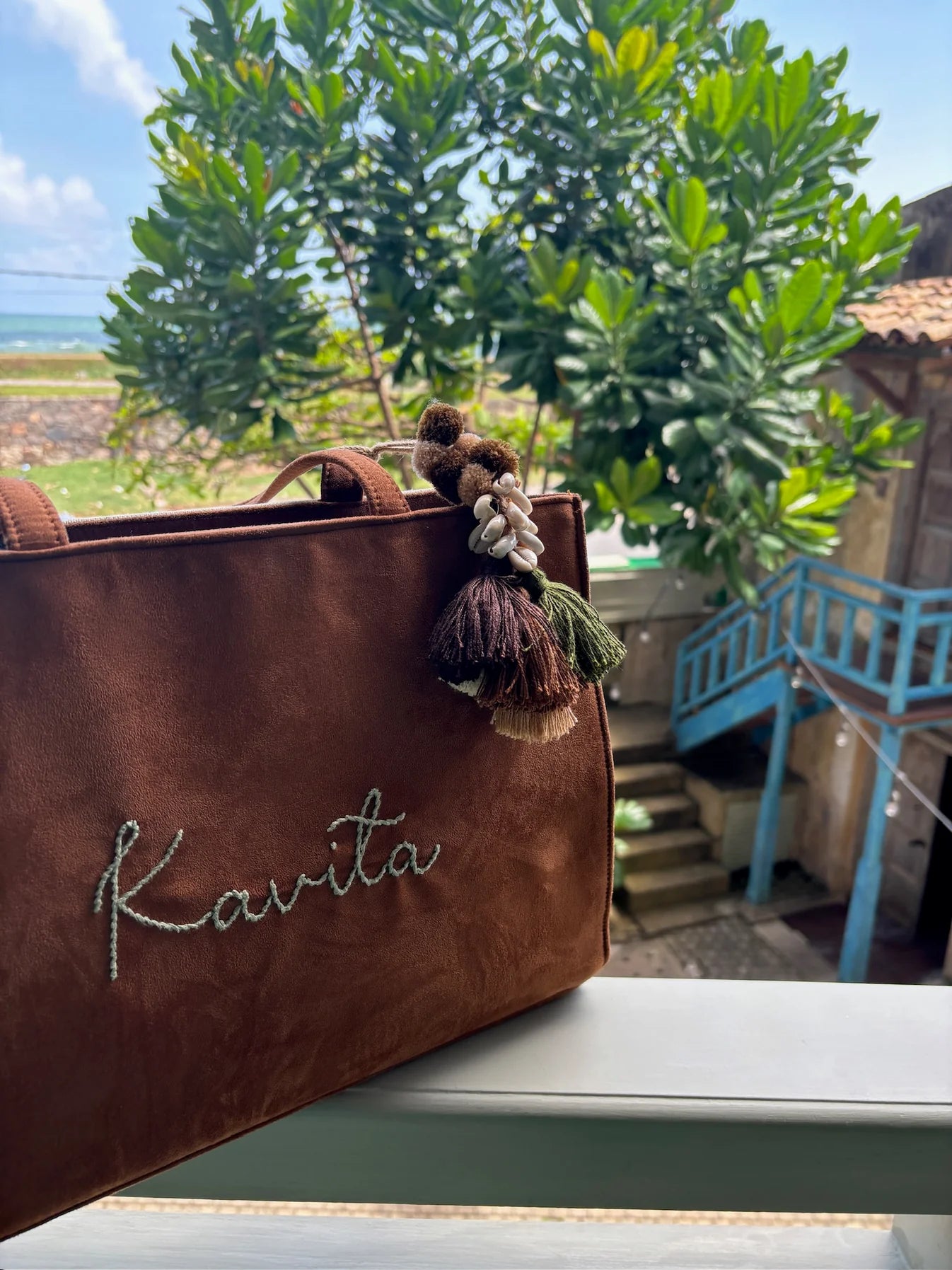 Personalised Hand-painted Sunflower Tote Bag