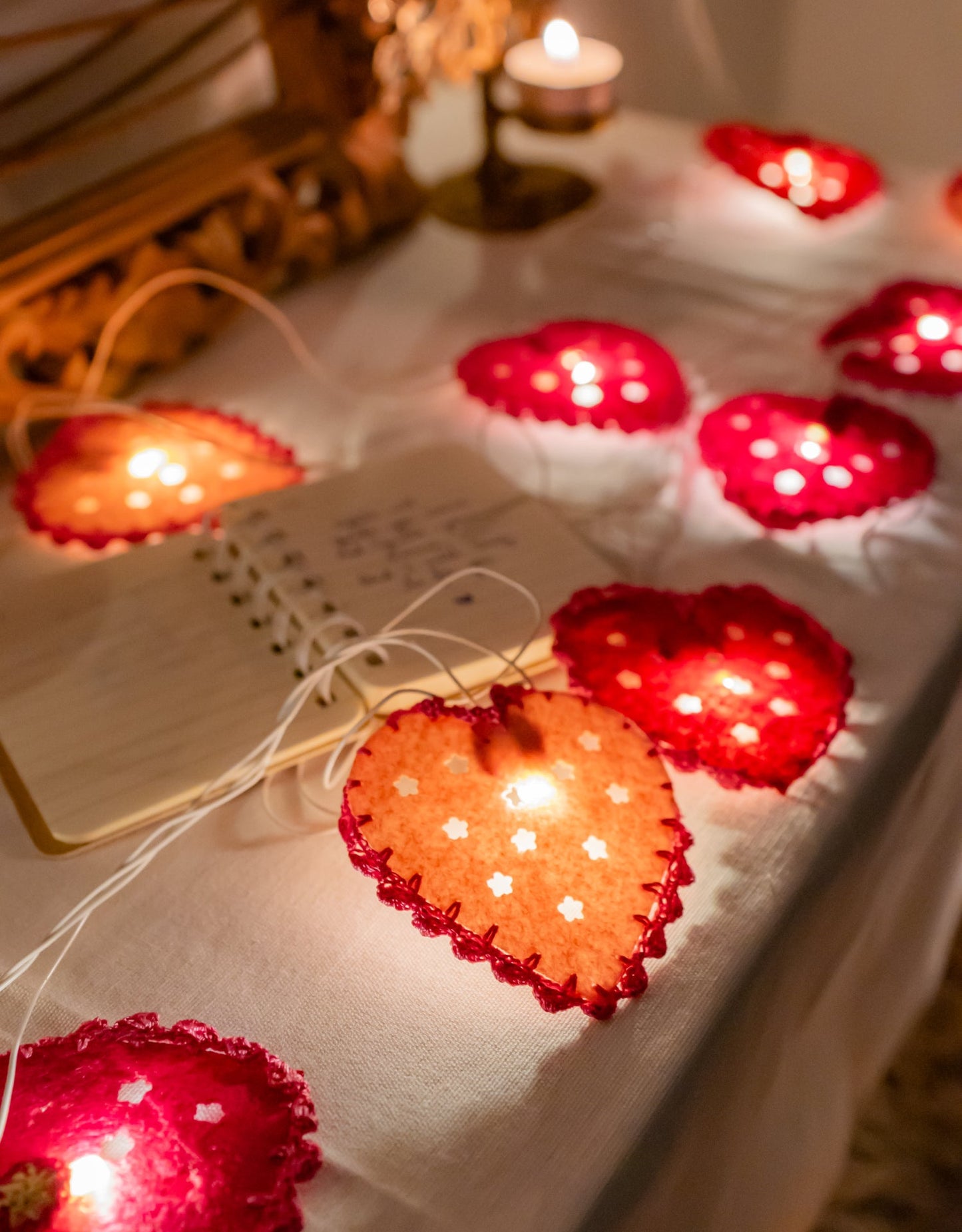 Heart Made - Crocheted String Lights
