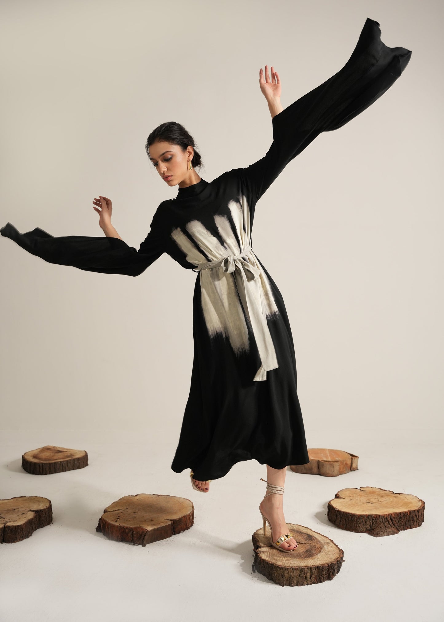 Aura Dress with Extended Sleeves