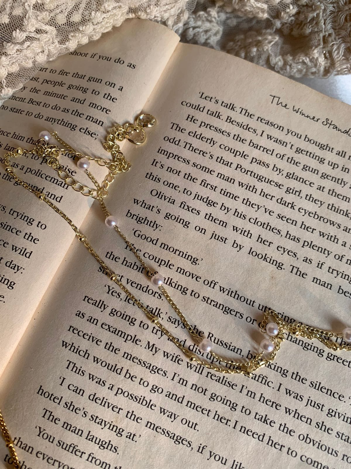 Adorned with Love Pearl Bead Anklets - Set of 2