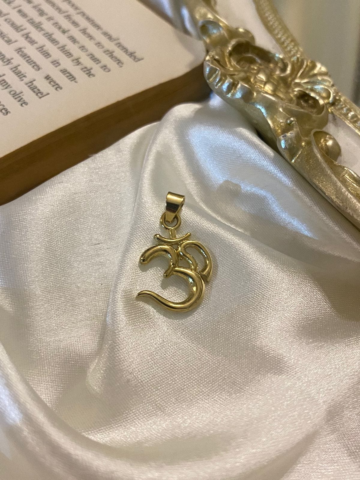 Om Spiritual Brass with Anti Tarnish Pendant