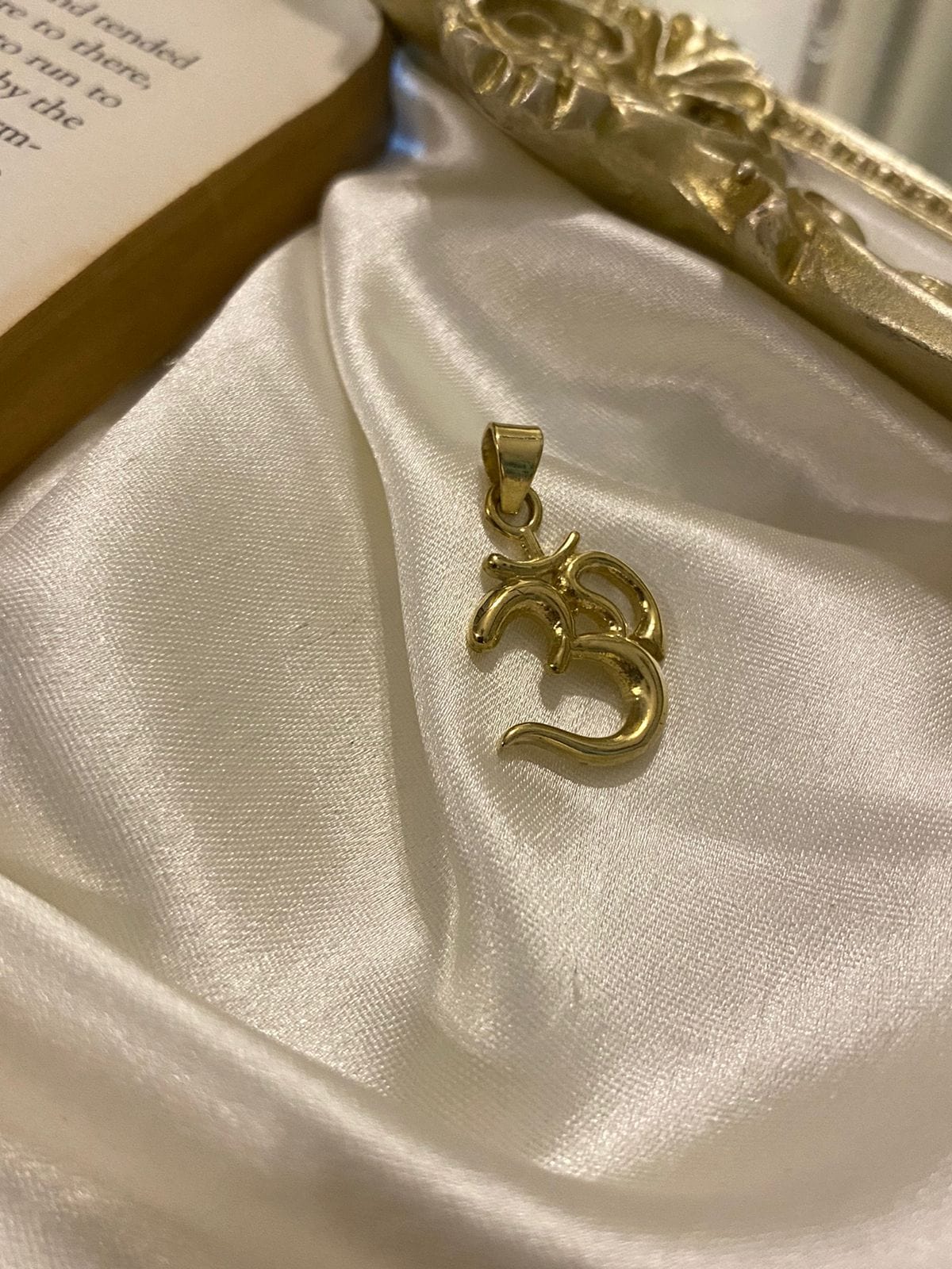 Om Spiritual Brass with Anti Tarnish Pendant