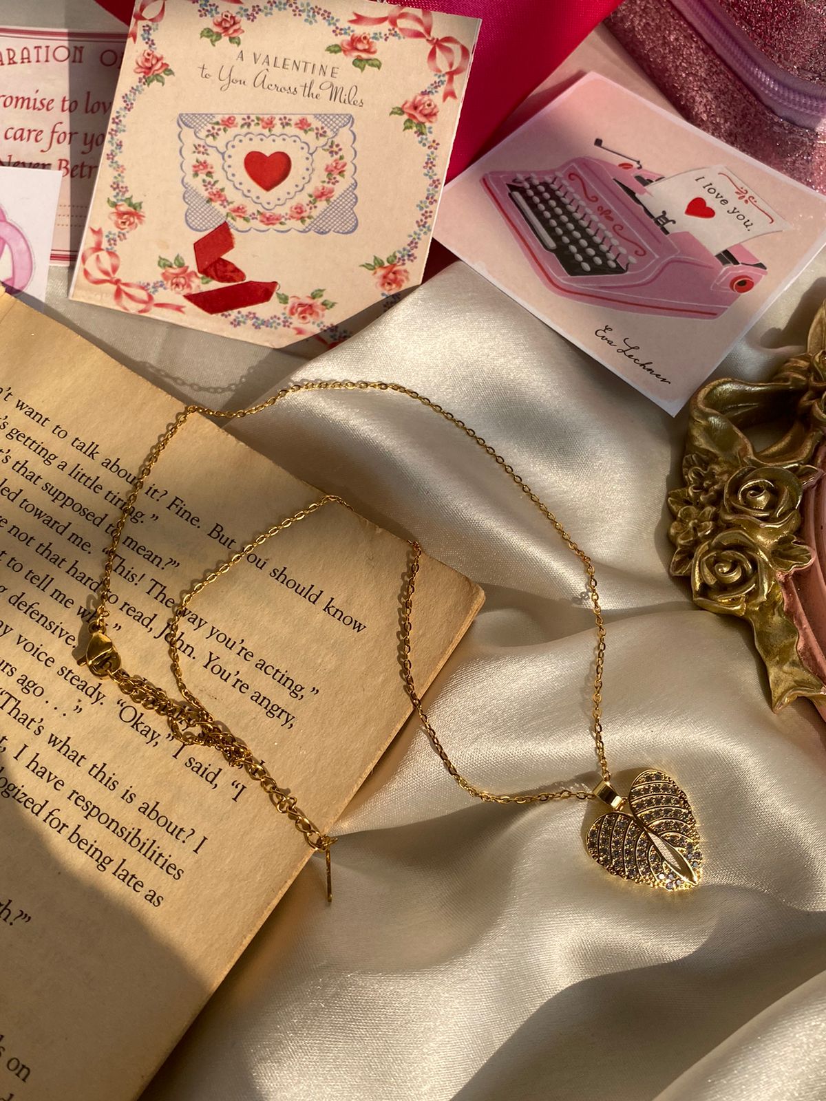 Love Locket - Angel Wings Pendant