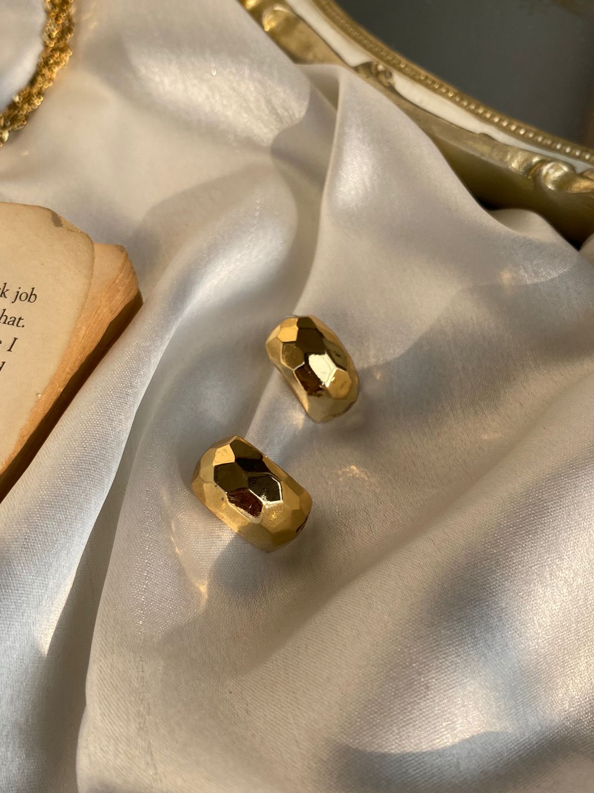 Edgy Gold Earrings