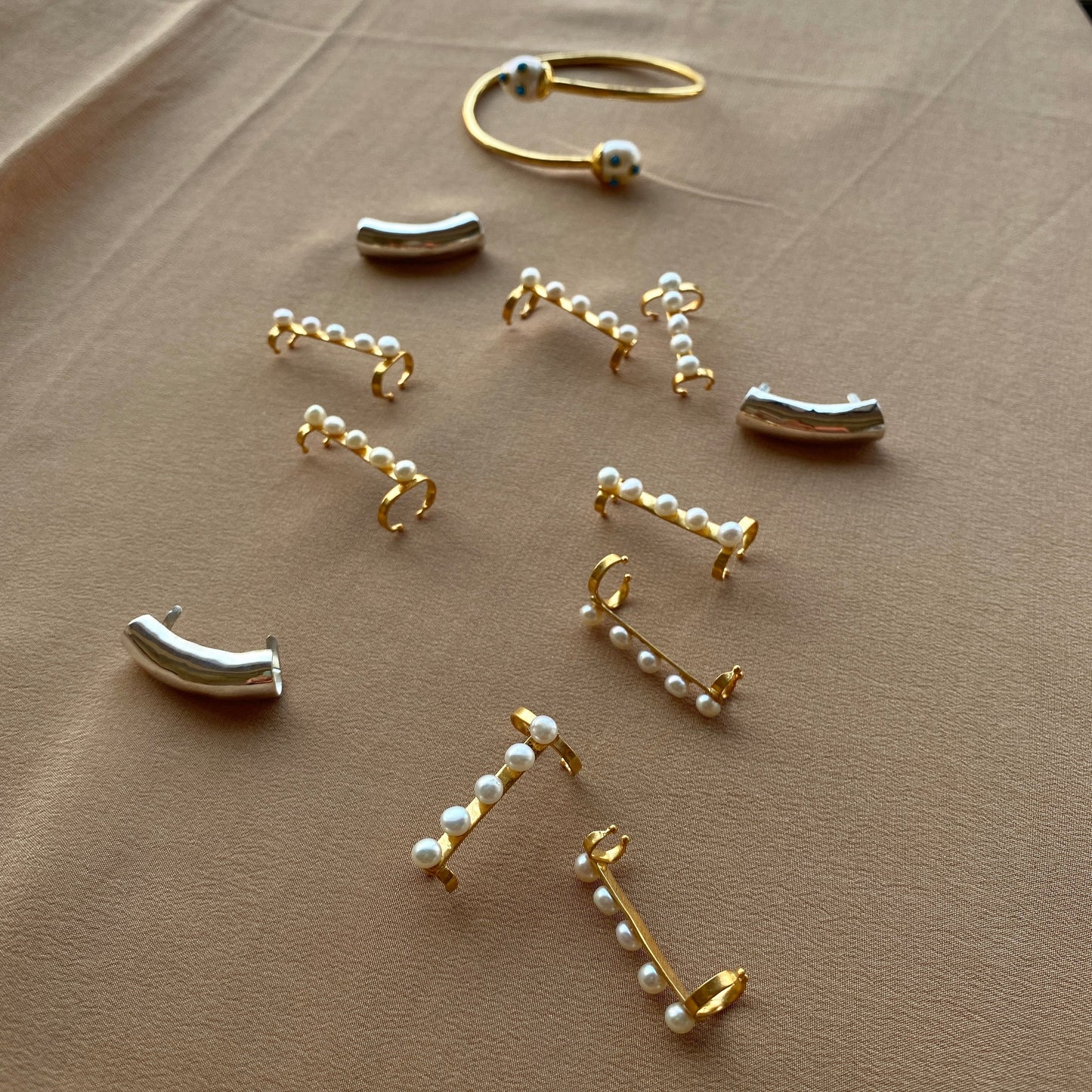 Pearl Earcuffs Pair