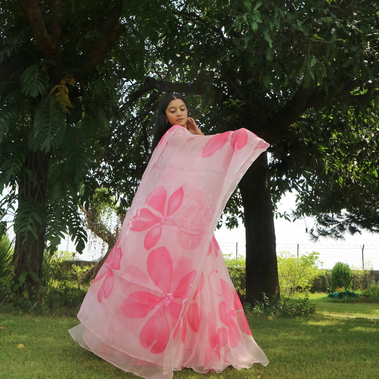 Stella Lehenga Set In Pink