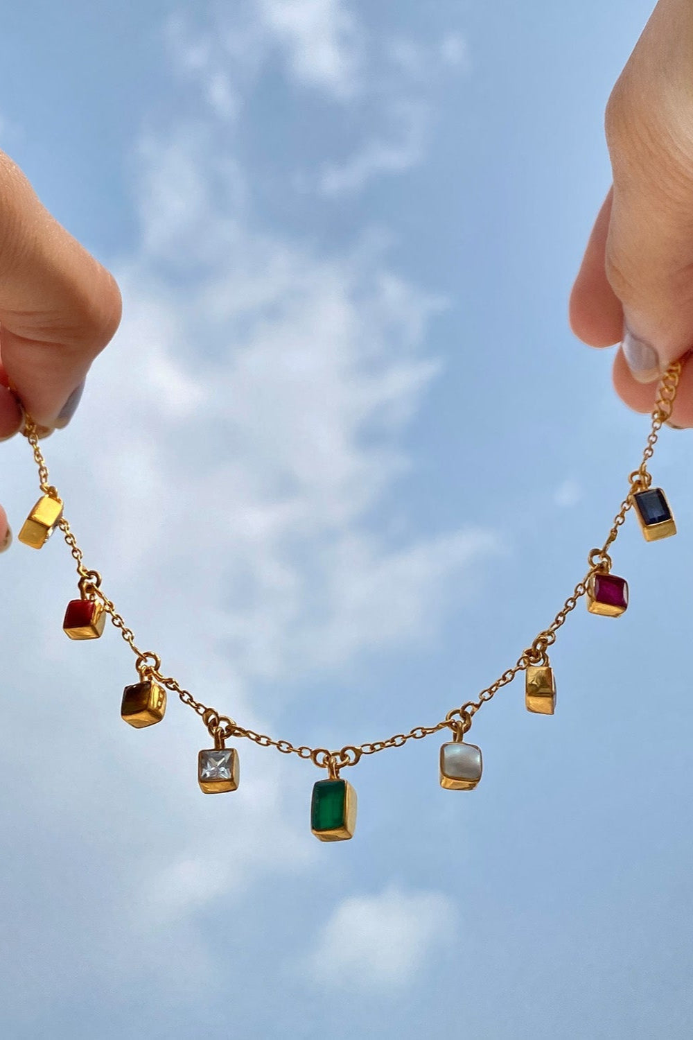 Navratna Chain Bracelet
