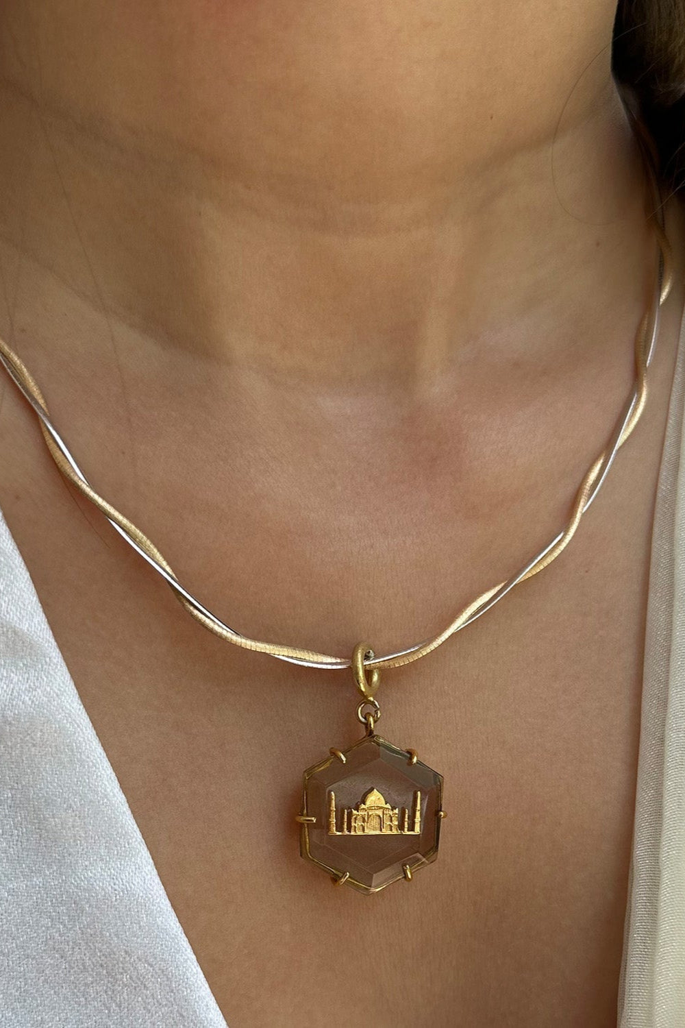 Taj Smoky Quartz Pendant