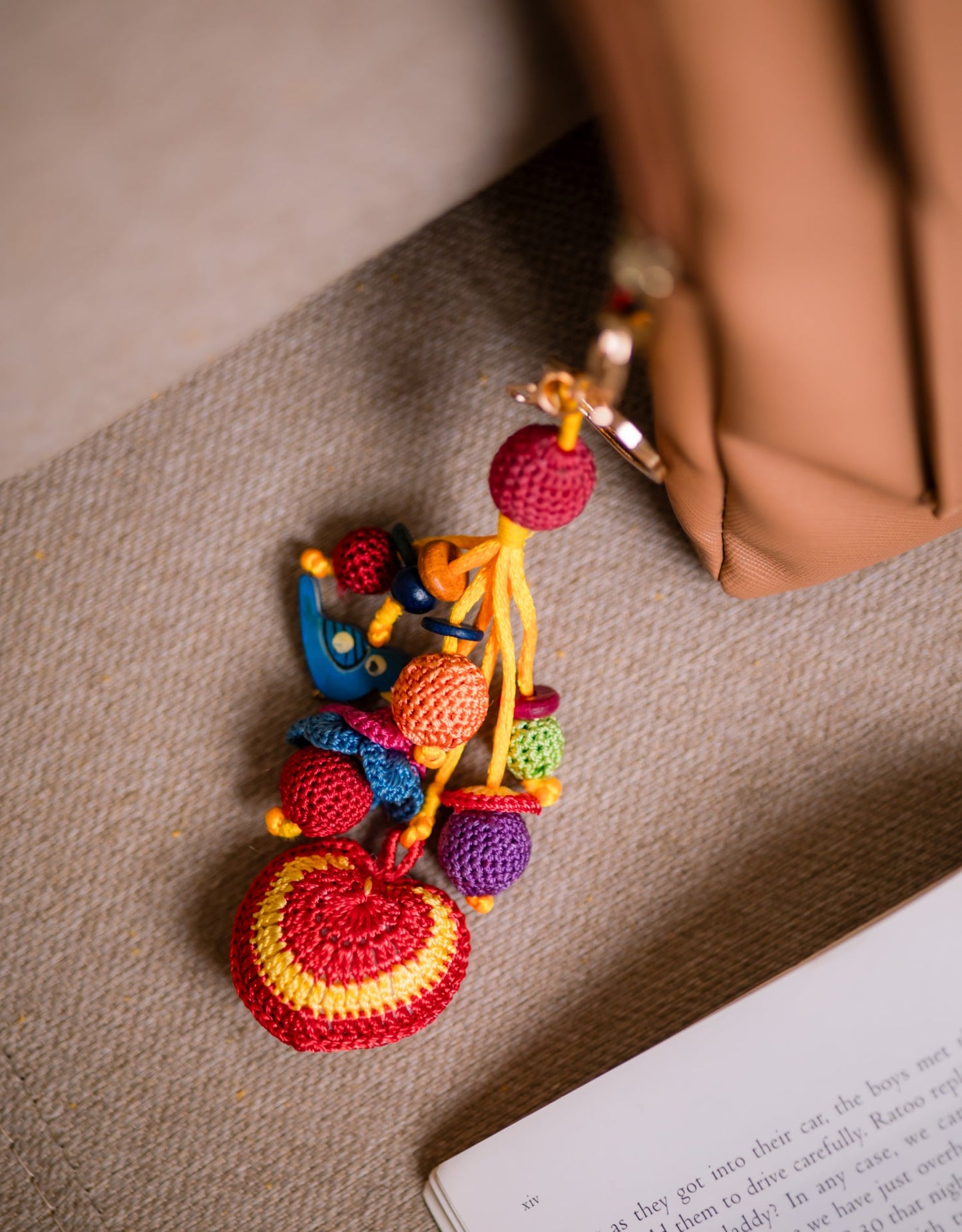 Boho Bag - Handcrafted Heart Charm